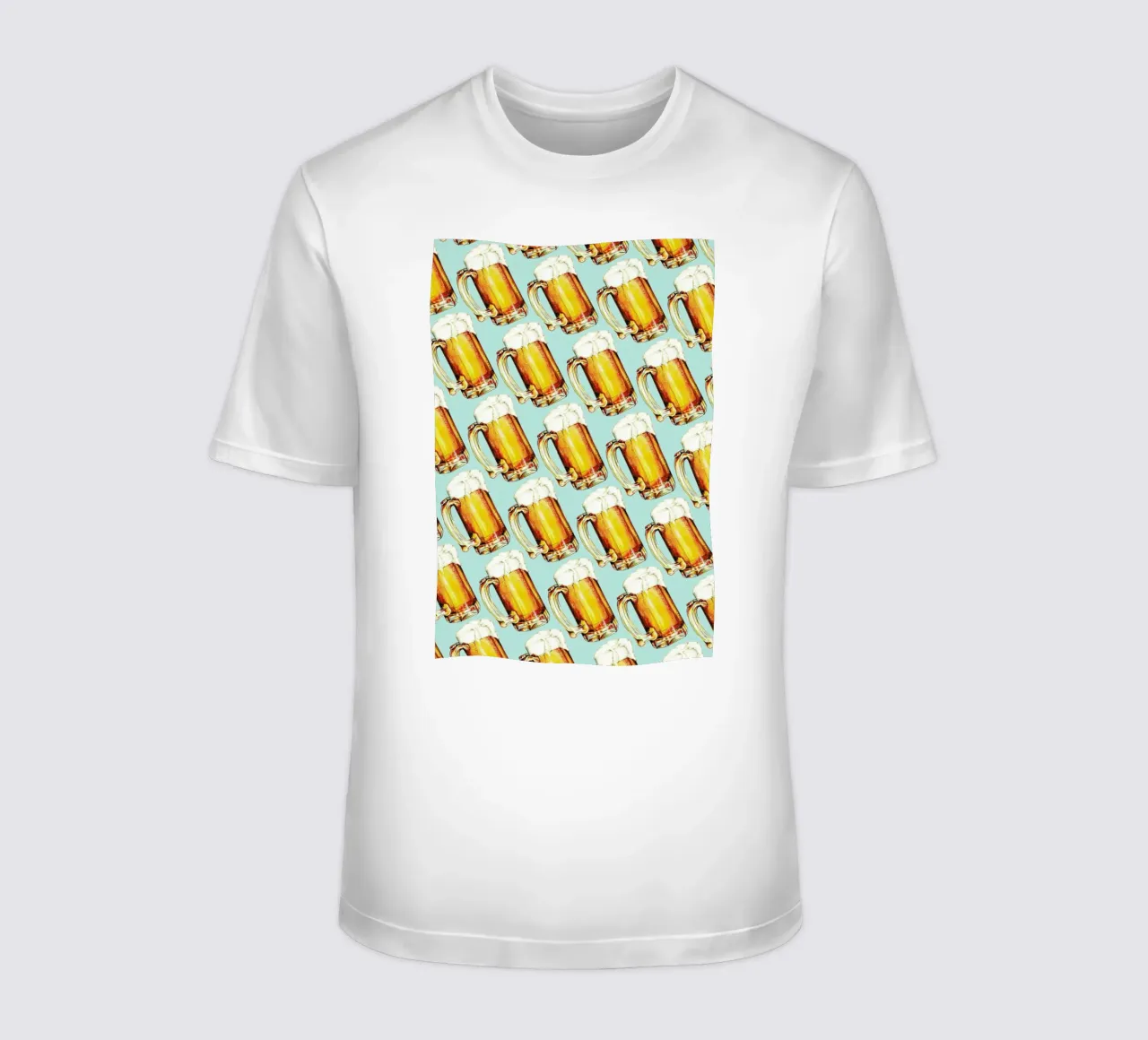 Beer Pattern t-shirt da Kelly Gilleran