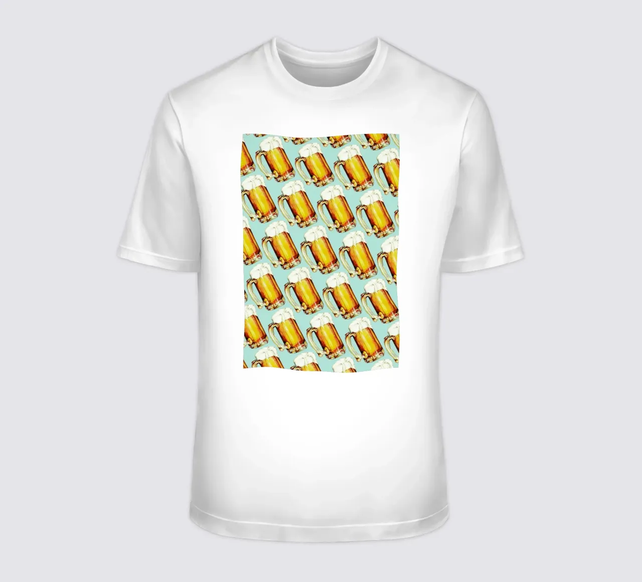Beer Pattern t-shirt da Kelly Gilleran