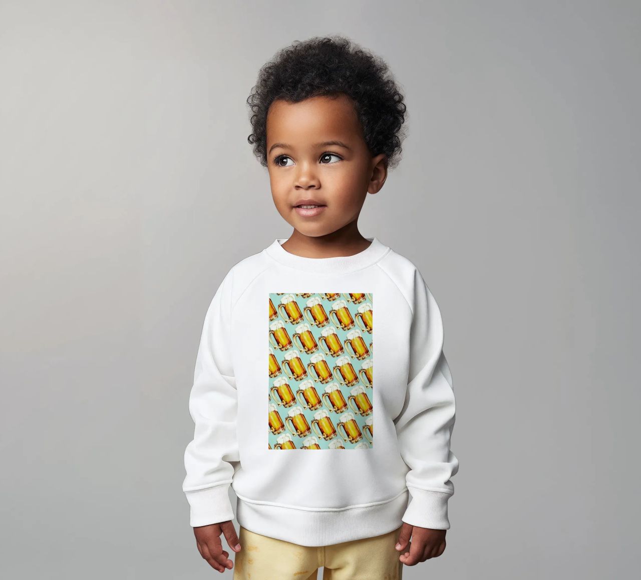 Beer Pattern felpa neonato da Kelly Gilleran