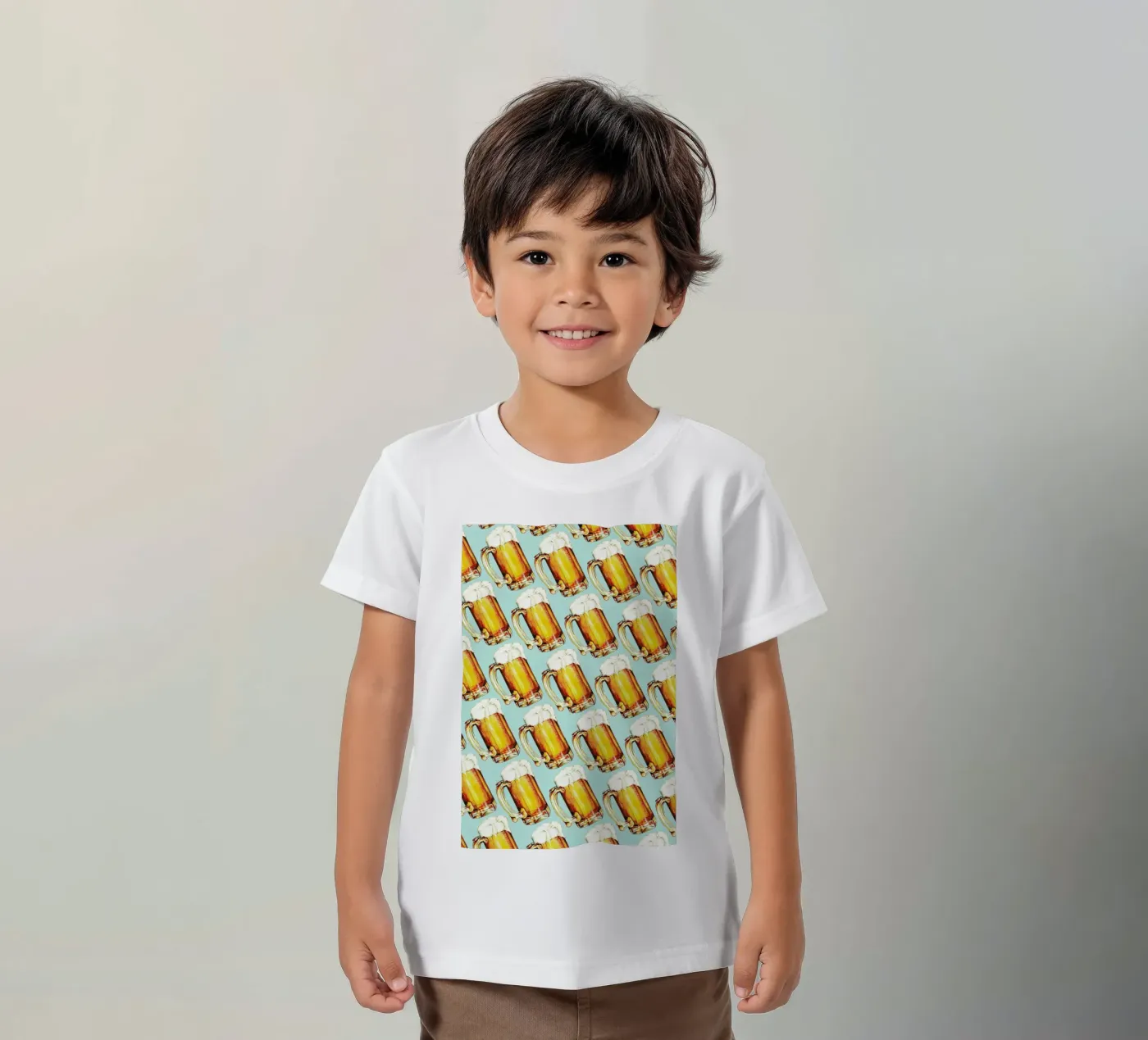 Beer Pattern t-shirt bambini da Kelly Gilleran