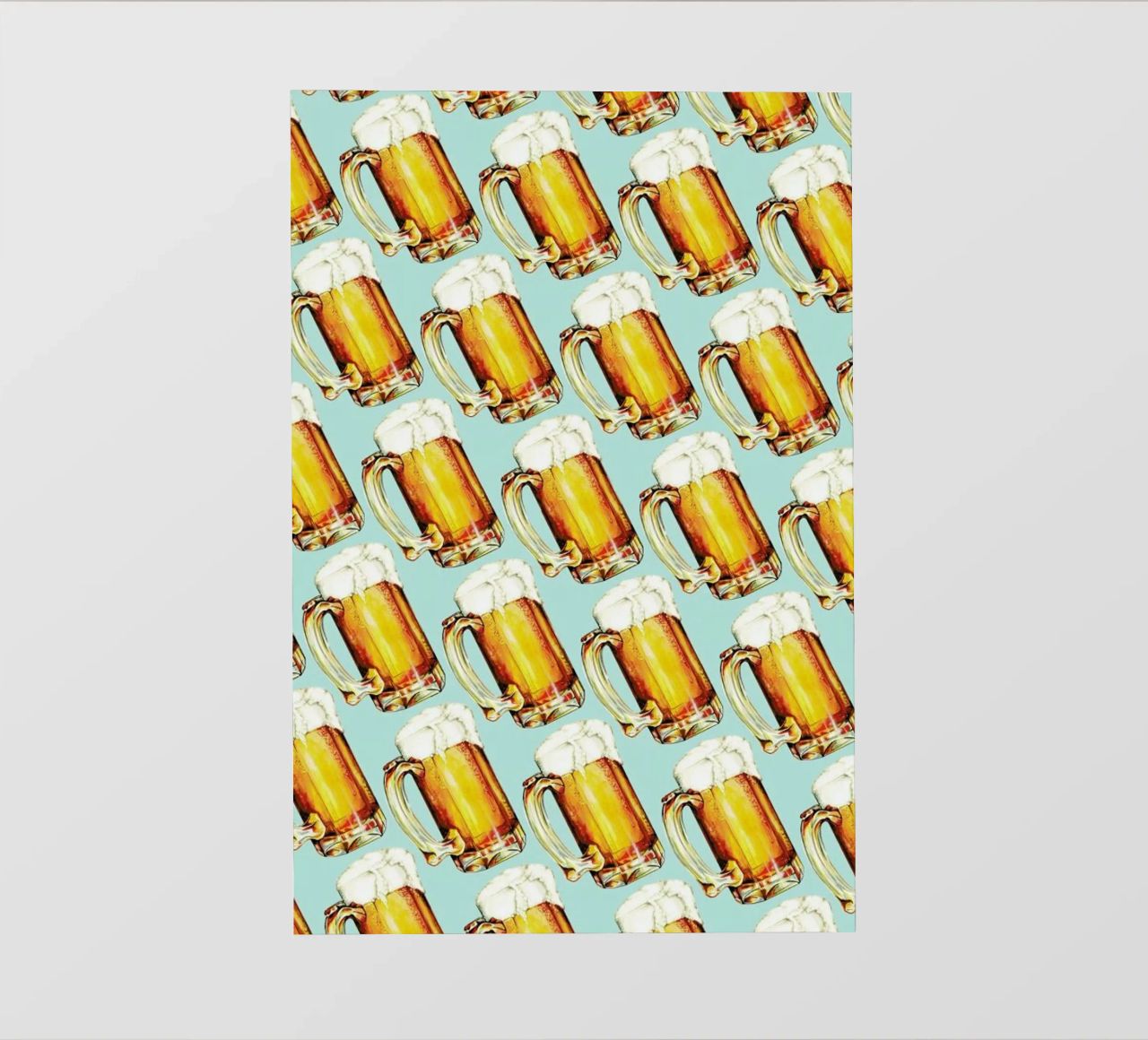 Beer Pattern pellicola backlit da Kelly Gilleran