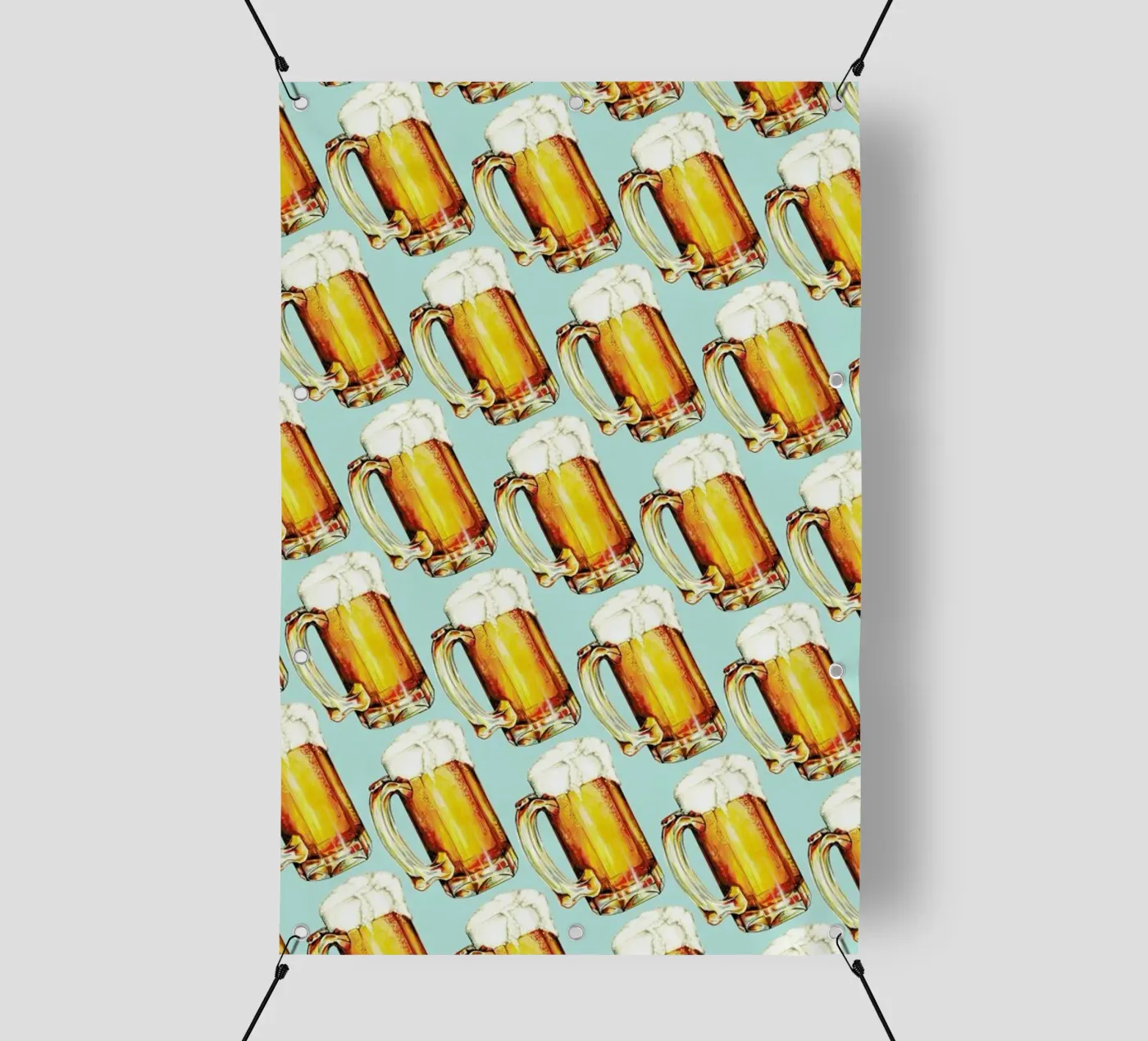 Beer Pattern PVC Plane von Kelly Gilleran