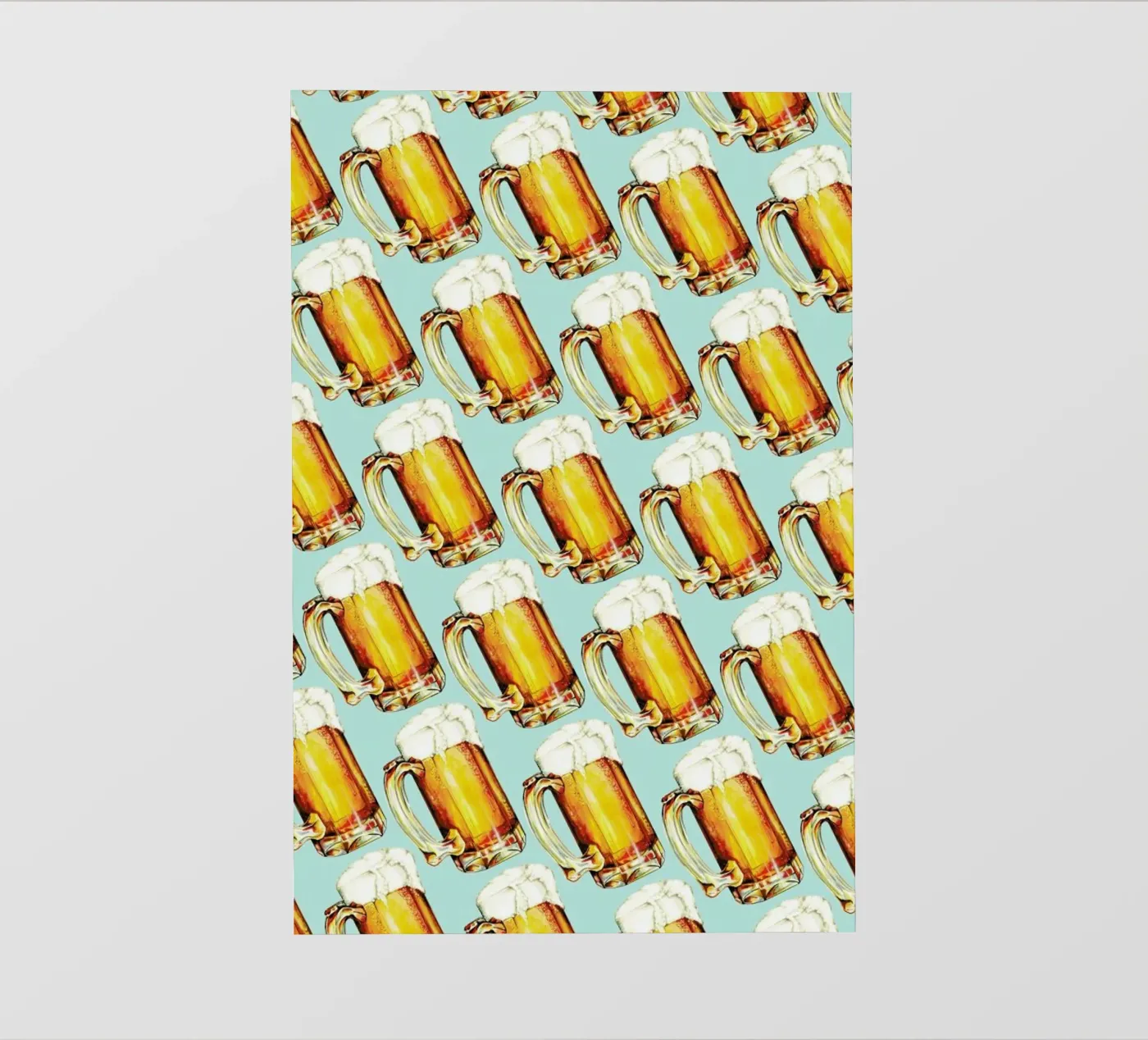 Beer Pattern telo in pvc da Kelly Gilleran