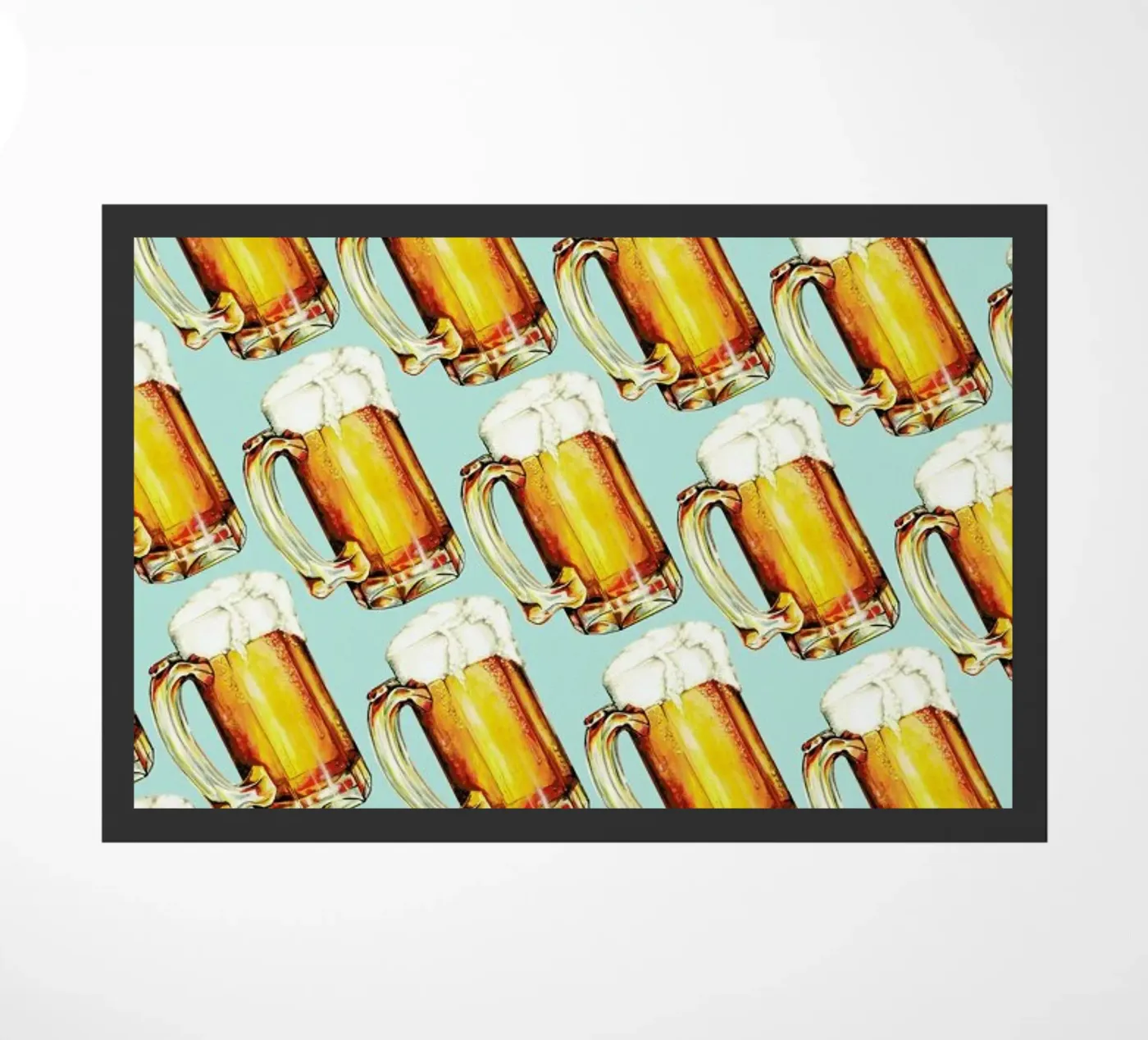Beer Pattern doormat by Kelly Gilleran