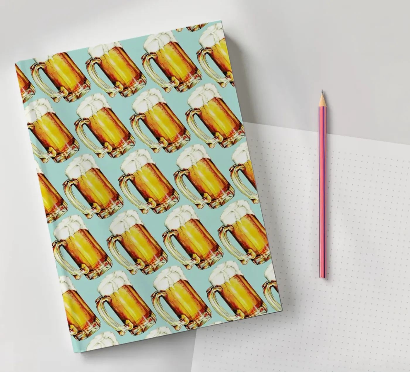 Beer Pattern notebook by Kelly Gilleran