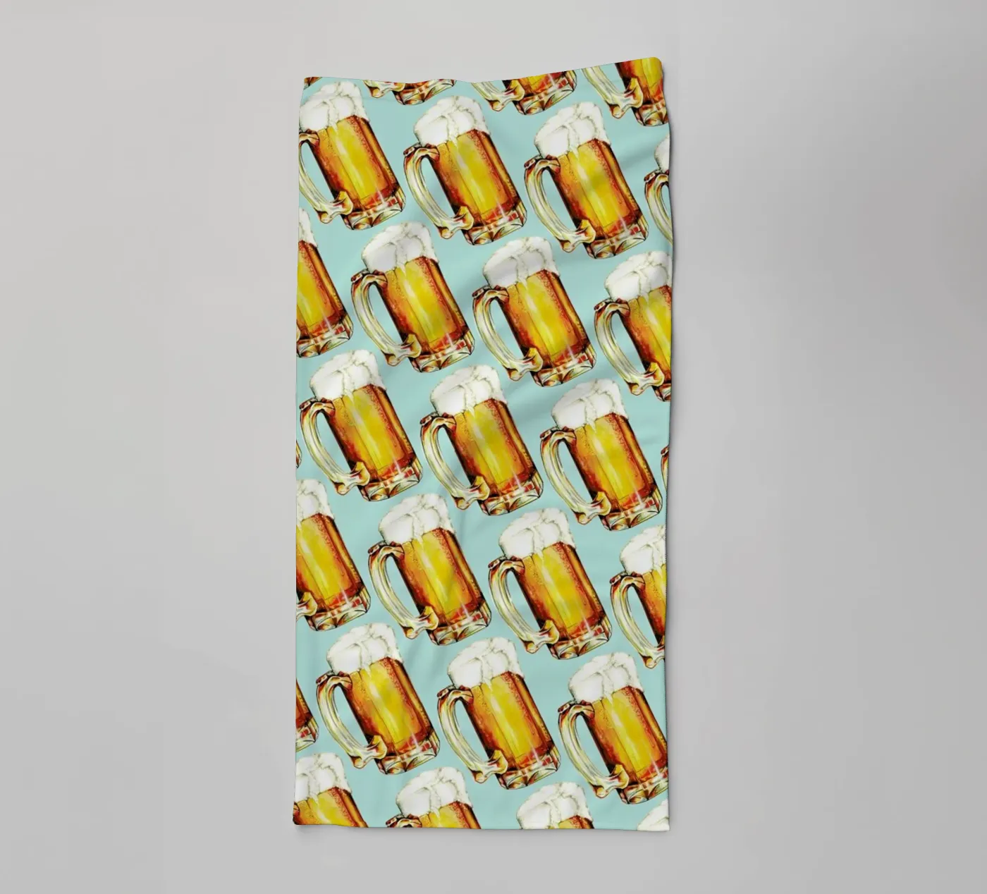 Beer Pattern towel by Kelly Gilleran