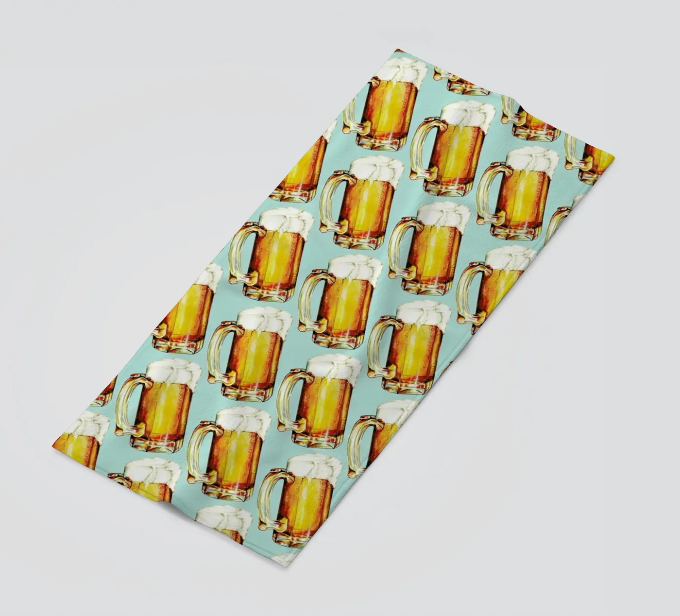Beer Pattern strandhanddoek van Kelly Gilleran