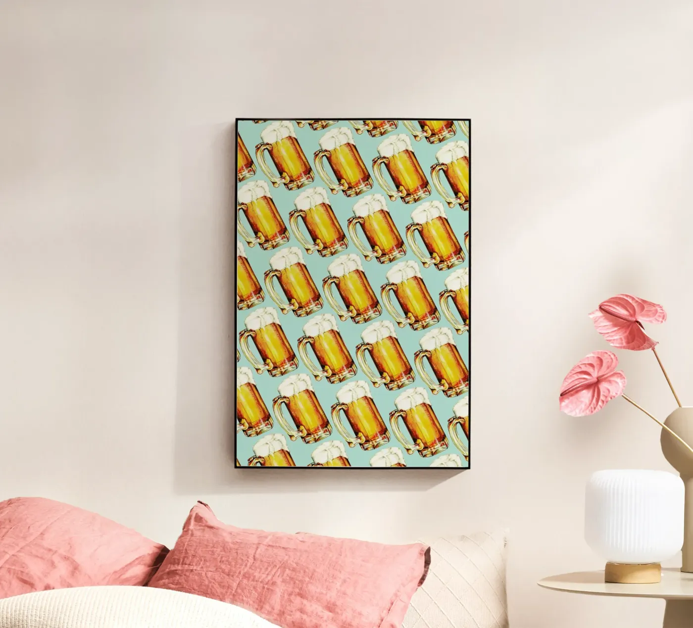 Beer Pattern plexiglass da Kelly Gilleran