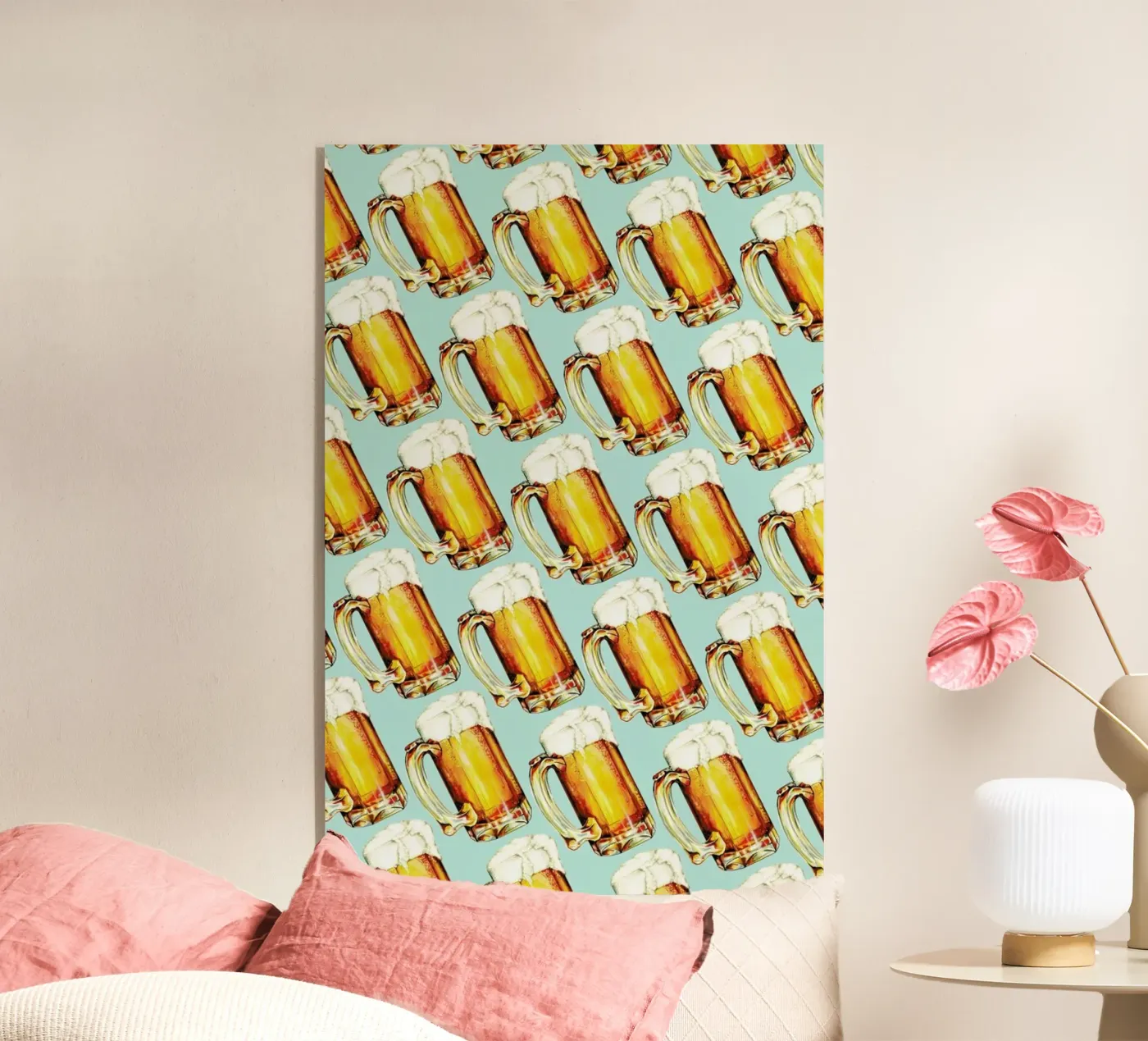 Beer Pattern plexiglass da Kelly Gilleran