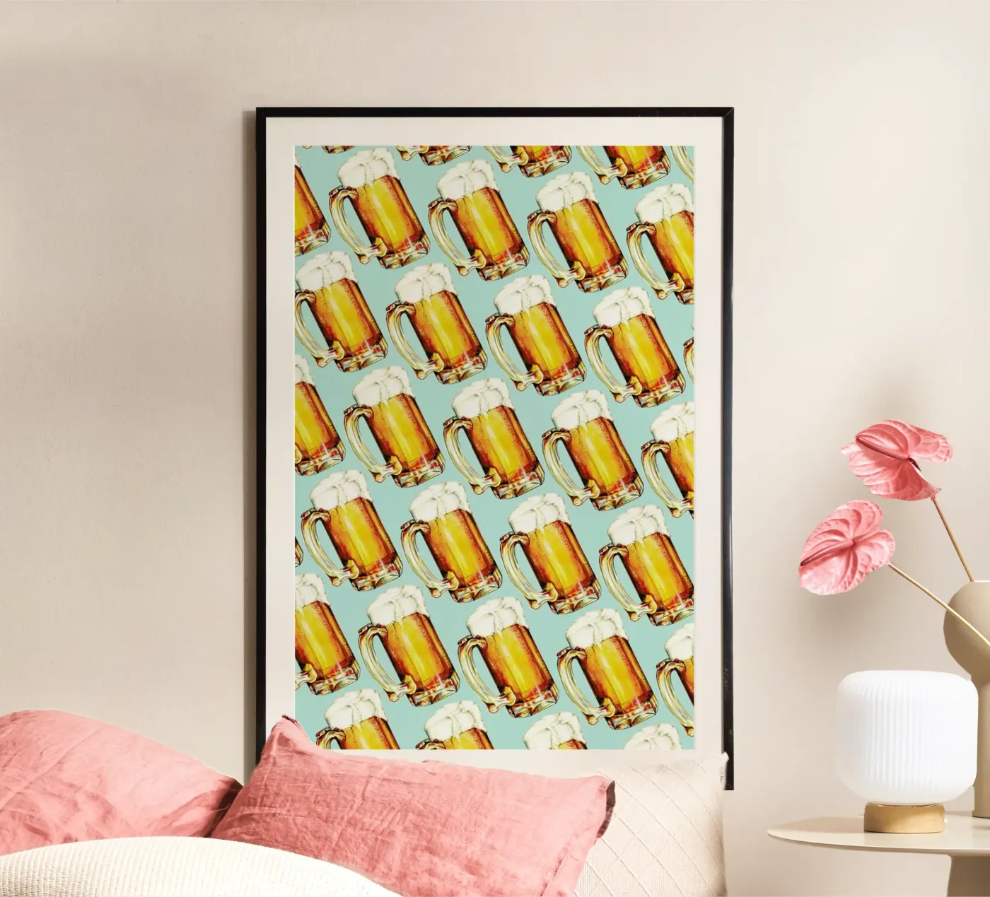 Beer Pattern poster da Kelly Gilleran