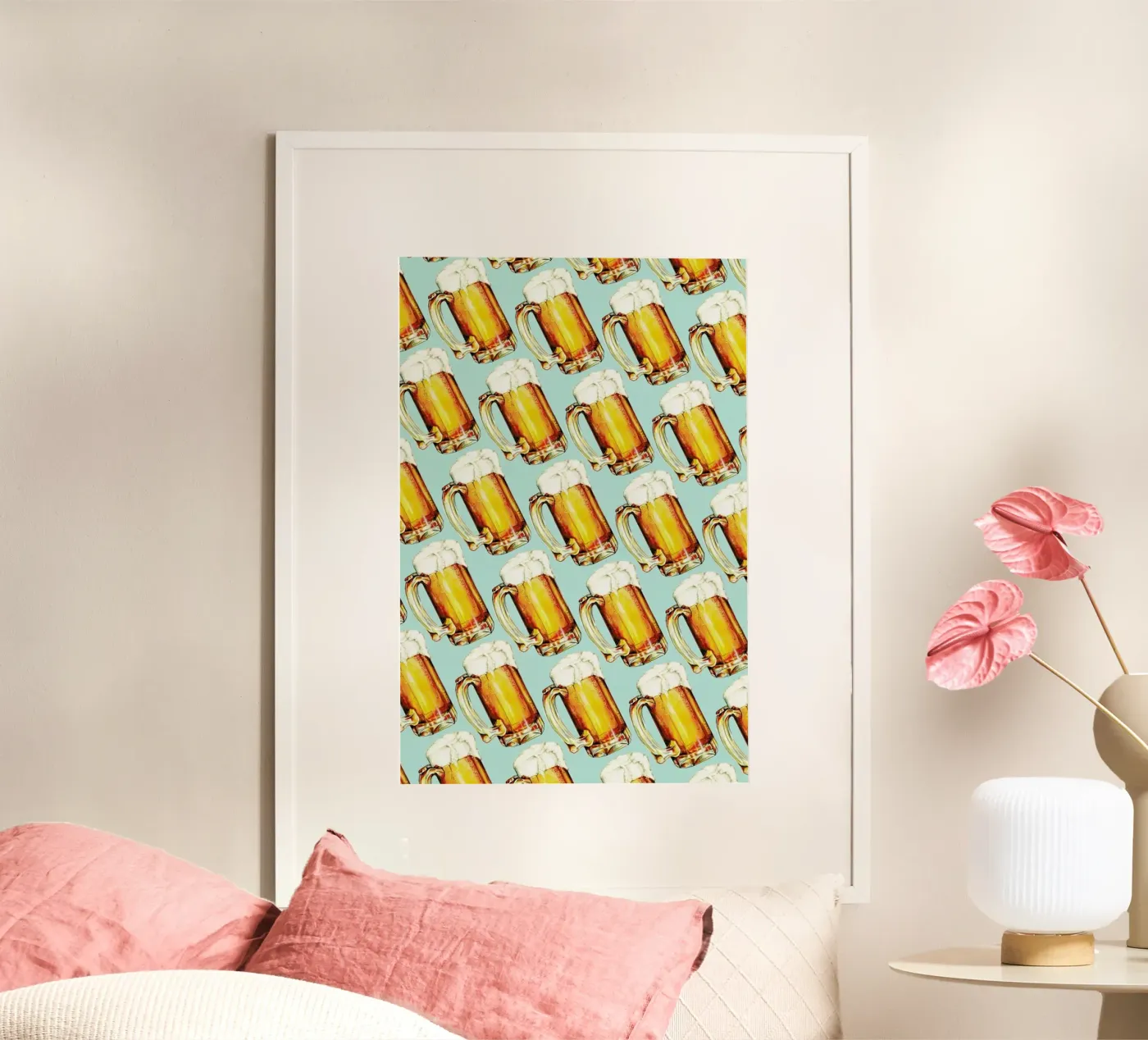 Beer Pattern poster da Kelly Gilleran