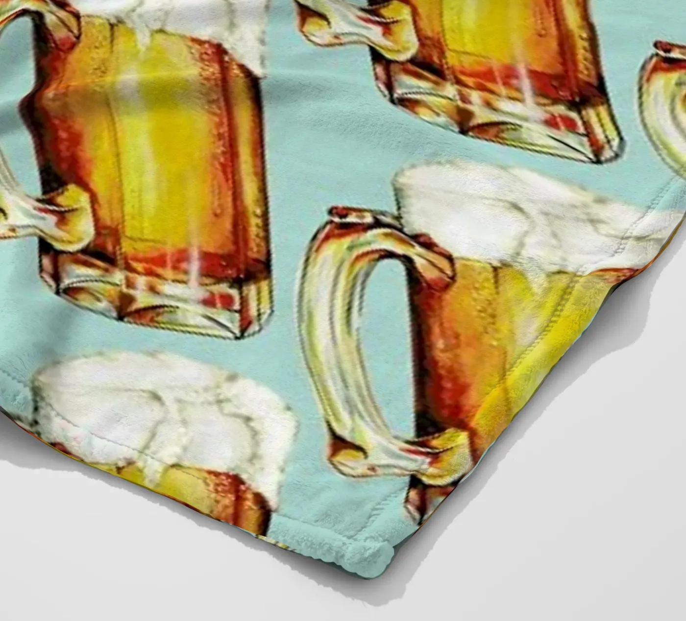 Beer Pattern fleecedeken van Kelly Gilleran