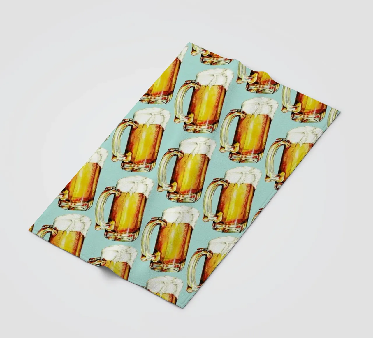 Beer Pattern fleecedeken van Kelly Gilleran