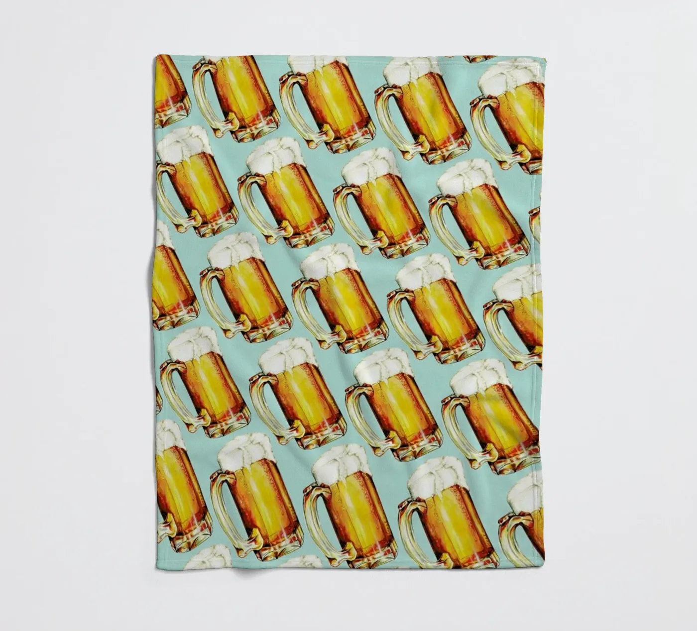 Beer Pattern fleecedeken van Kelly Gilleran