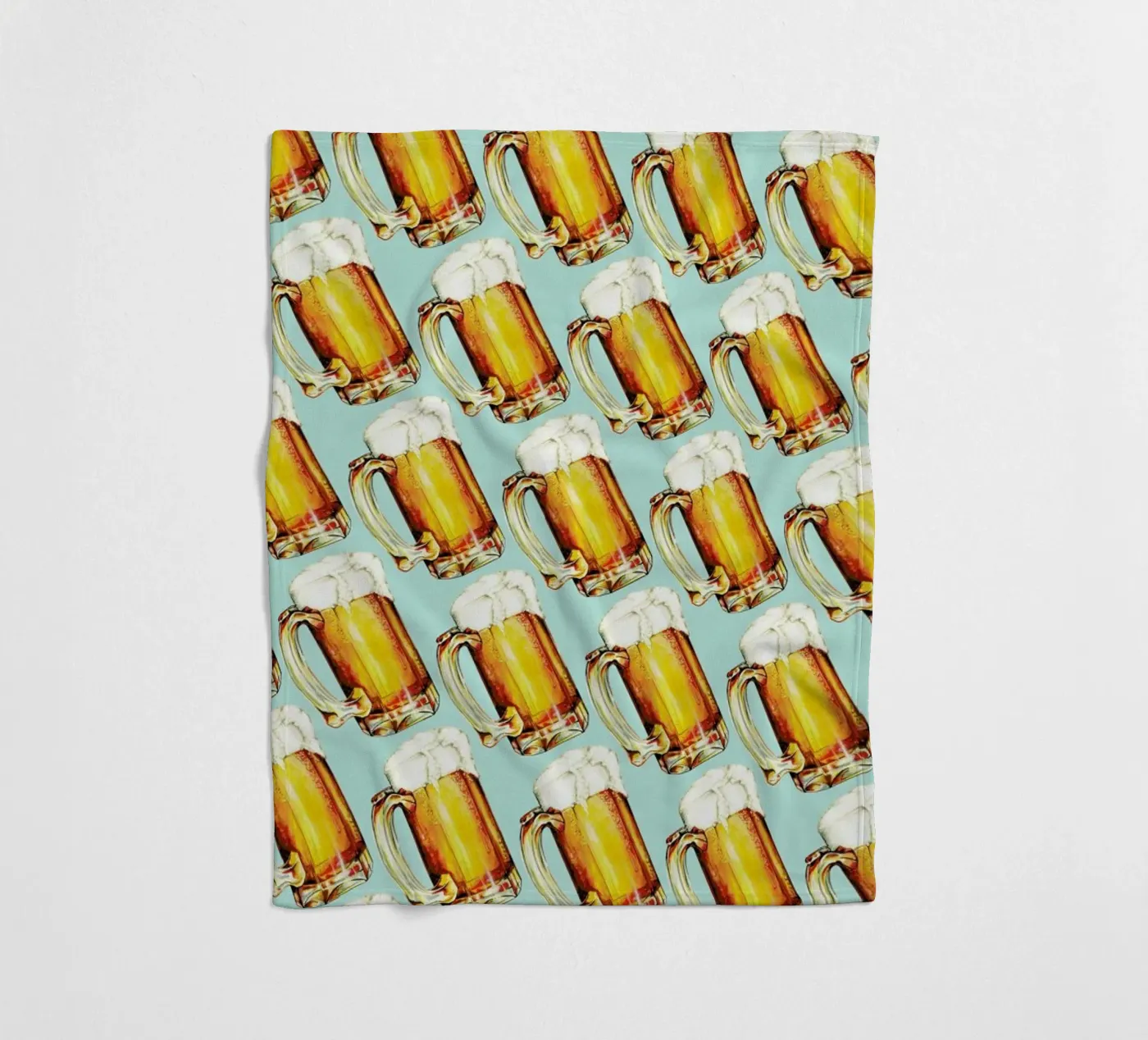 Beer Pattern fleecedeken van Kelly Gilleran