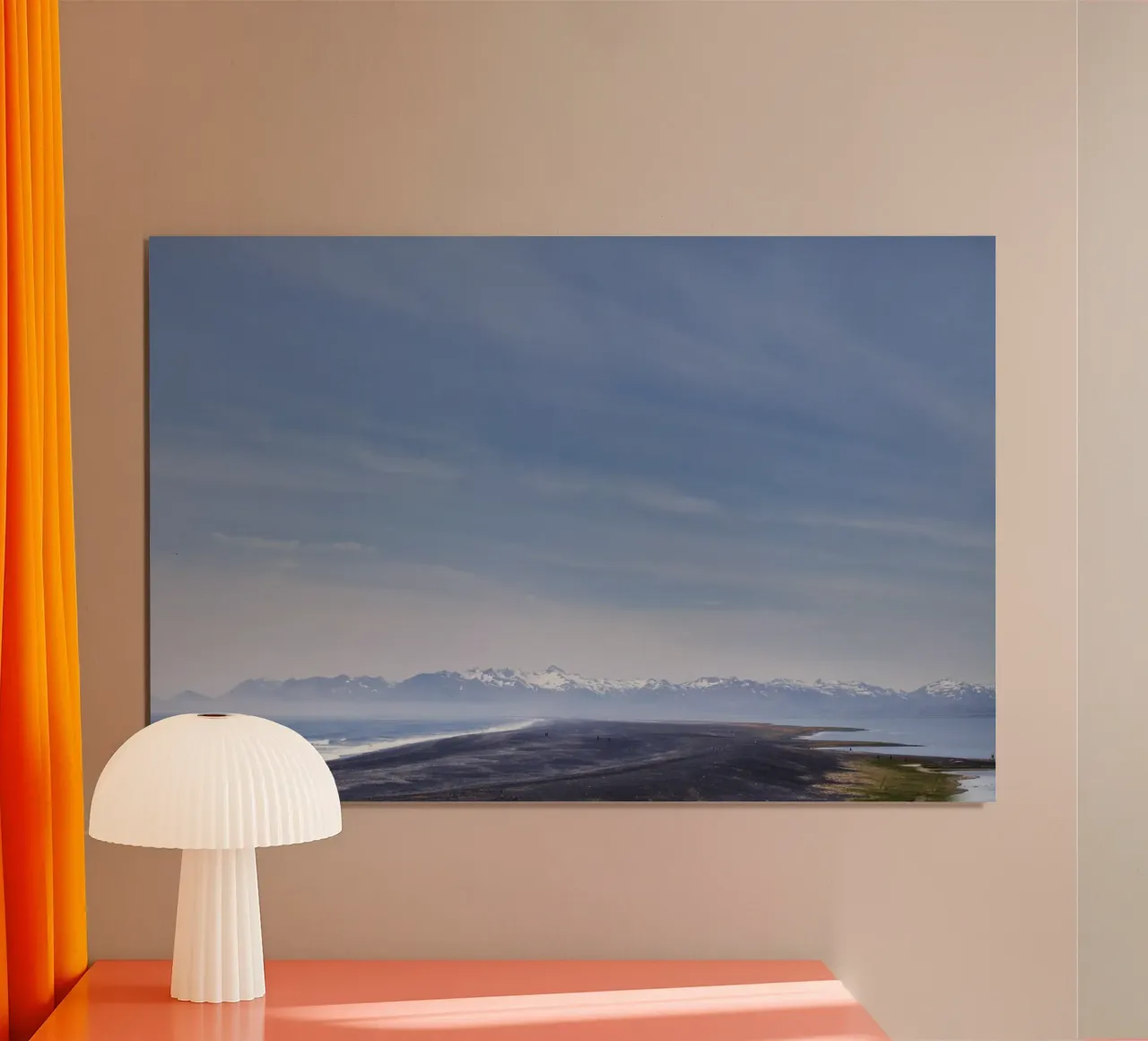 Paesaggio in Islanda carta hahnemühle da Simon Koy