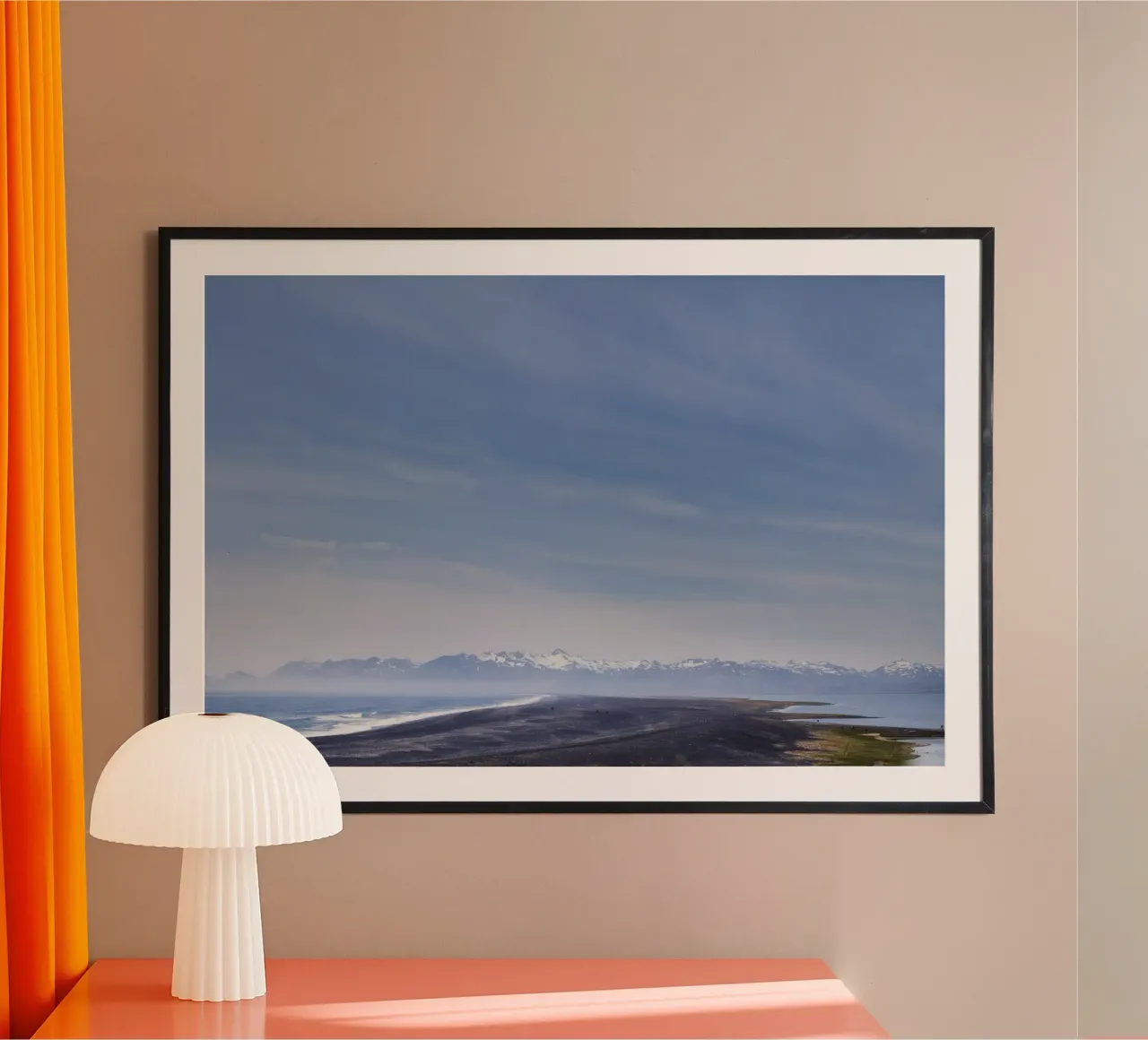 Paesaggio in Islanda carta hahnemühle da Simon Koy