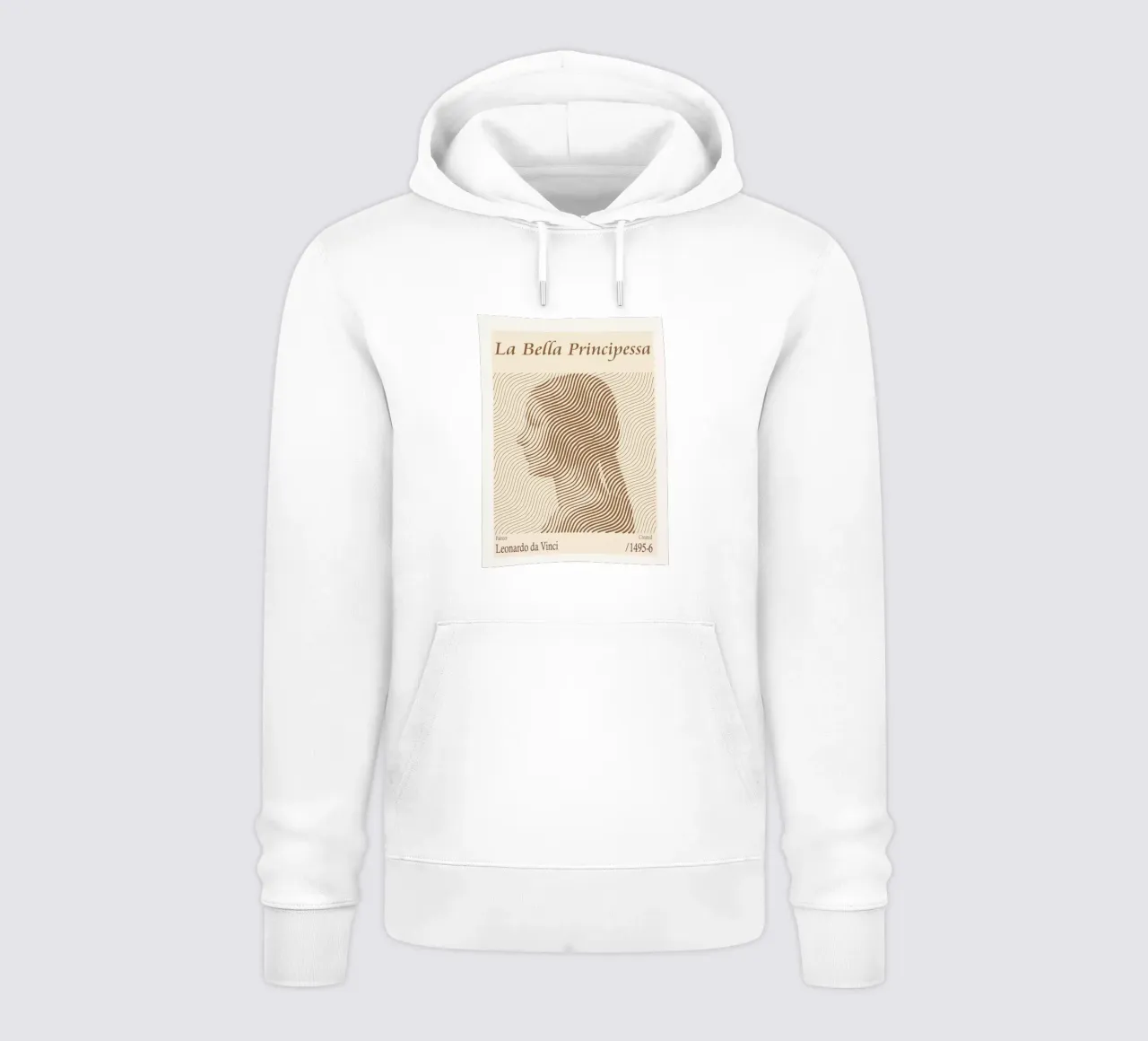 The Beautiful Princess - Leonardo da Vinci hoodie by Doa Project