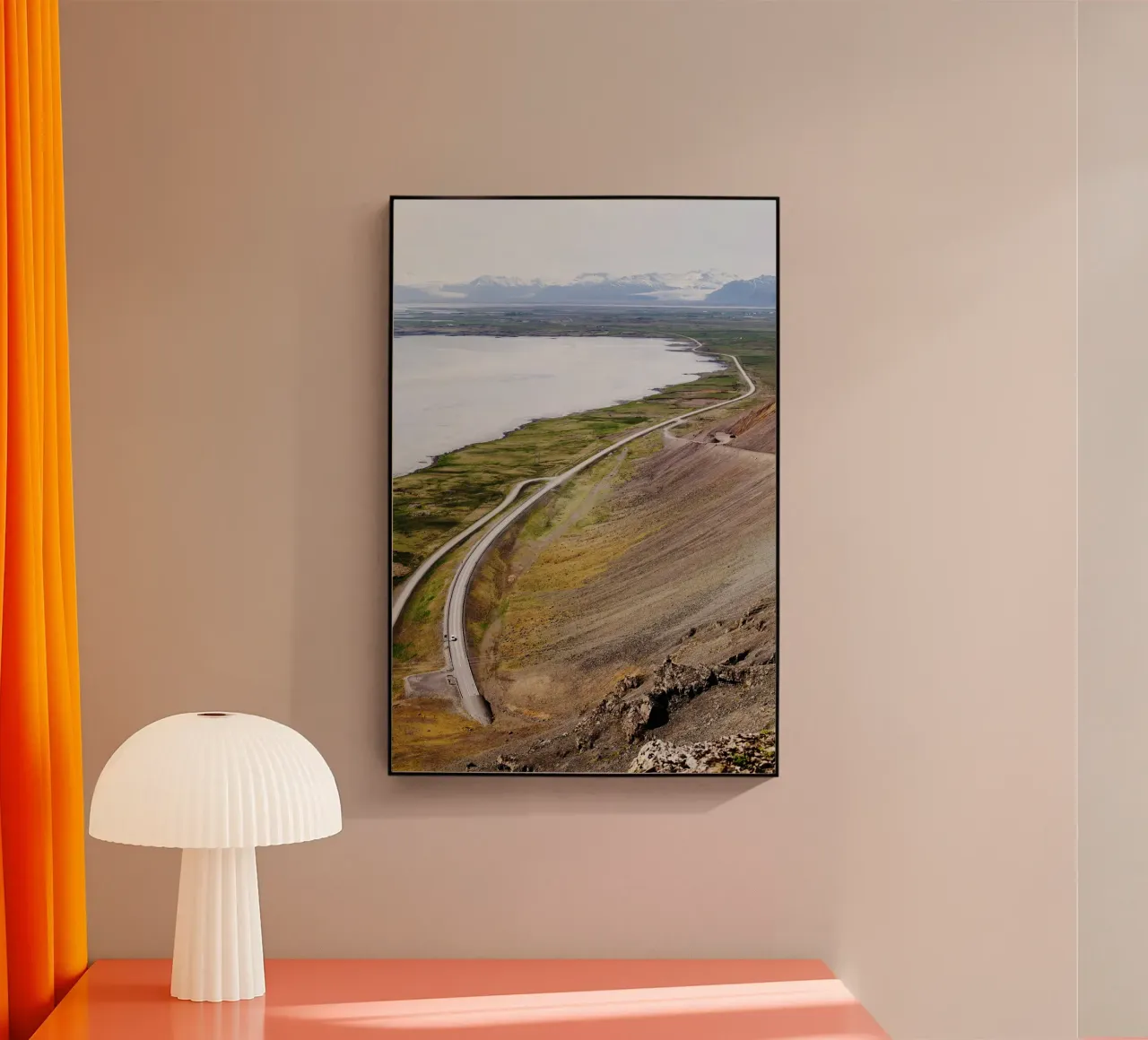 Strada in Islanda plexiglass da Simon Koy