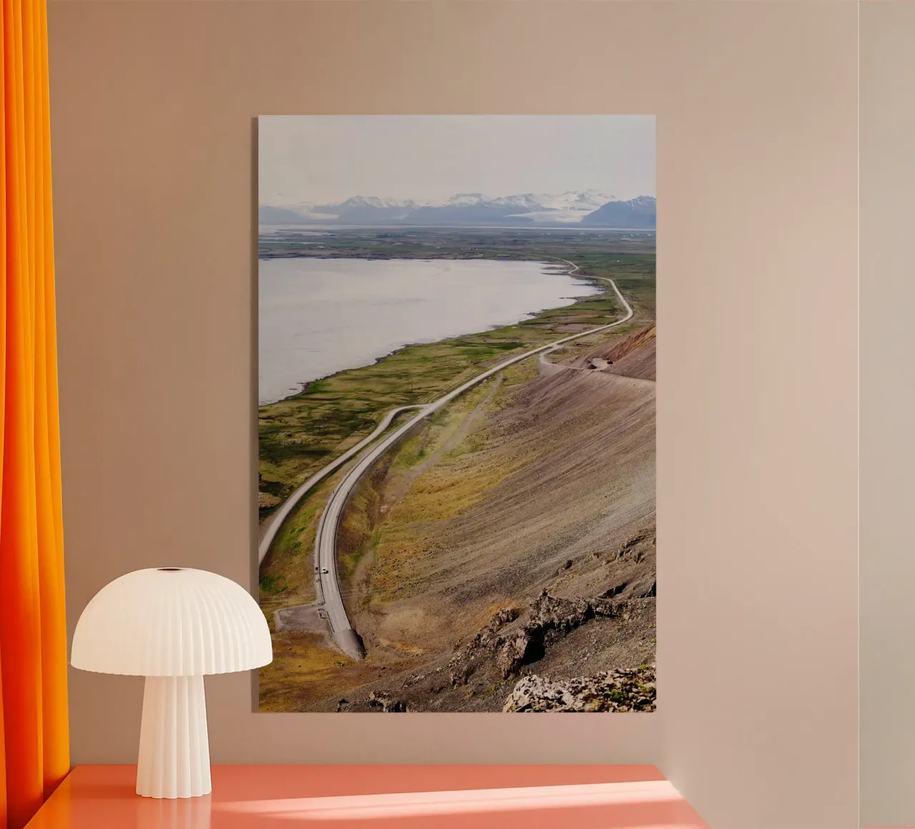 Strada in Islanda plexiglass da Simon Koy