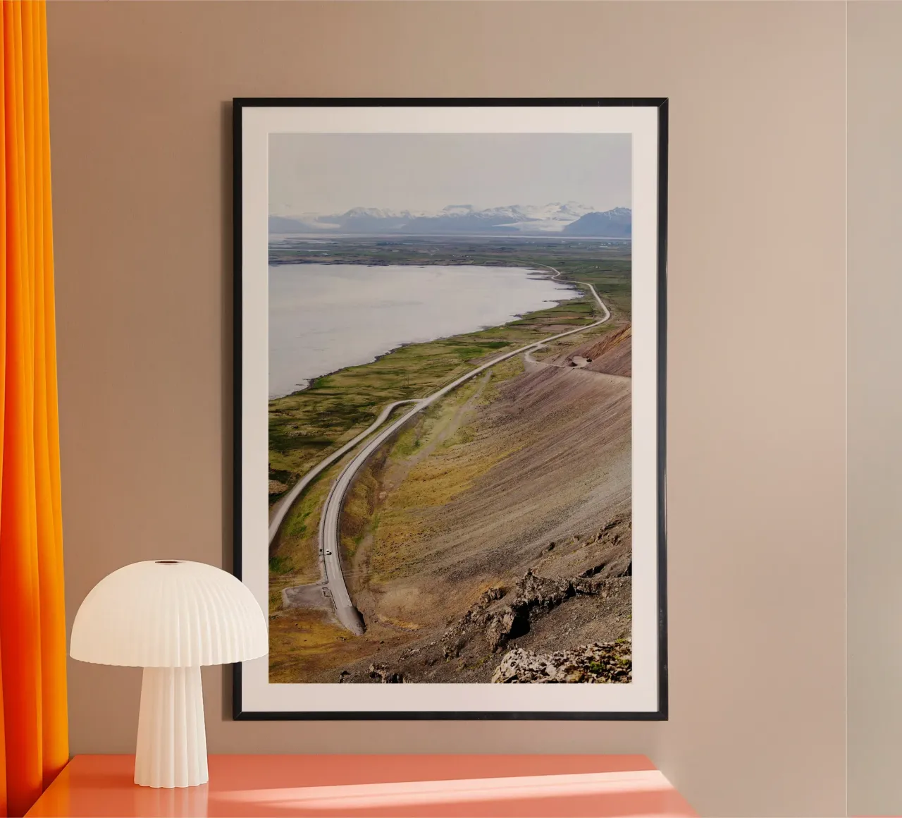 Strada in Islanda carta hahnemühle da Simon Koy
