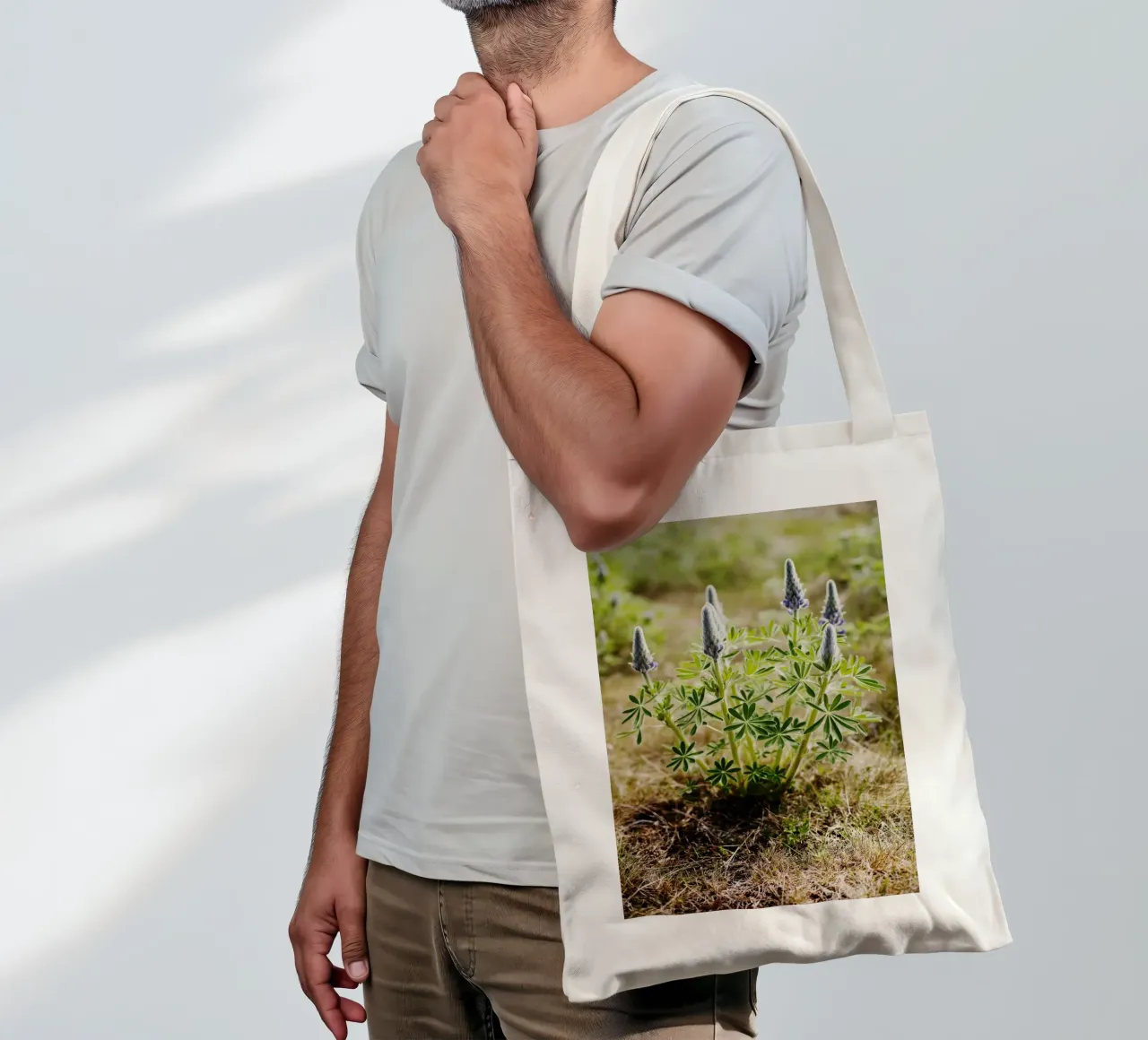 Impianto in Islanda borsa in juta da Simon Koy