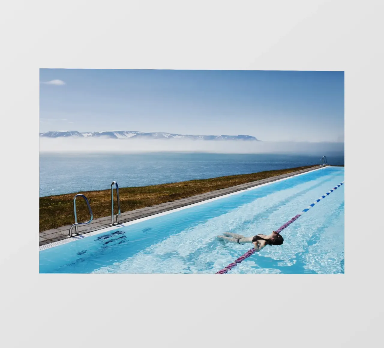 Piscina all'aperto in Islanda telo in pvc da Simon Koy