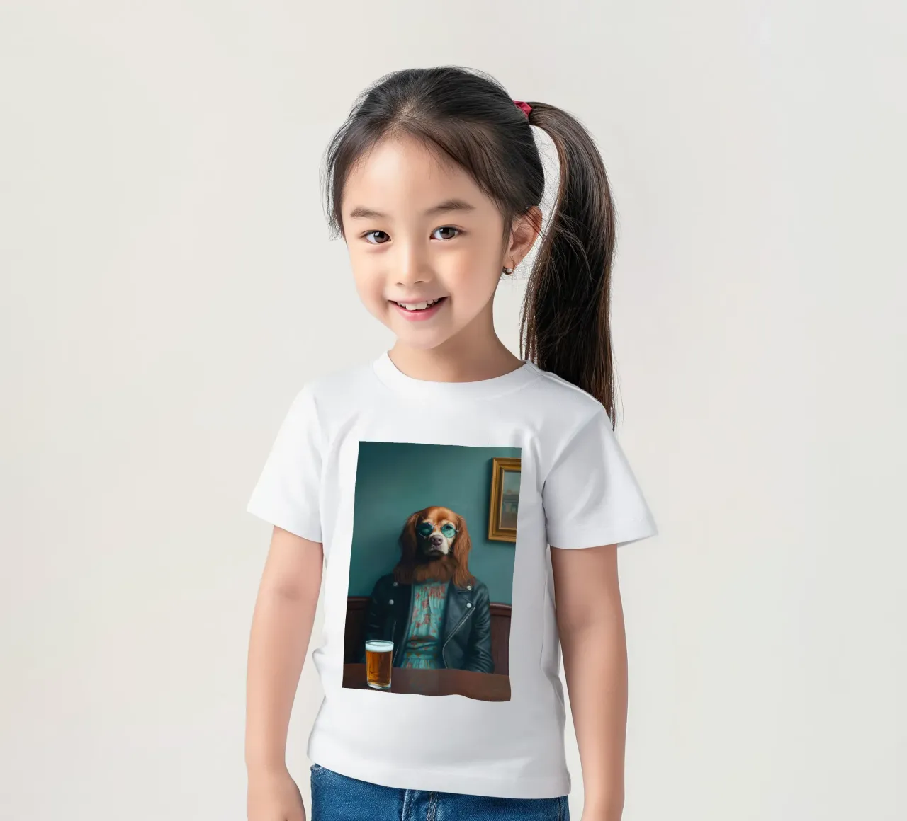 Ethan t-shirt bambini da Affiches Chien Originales – Dogland