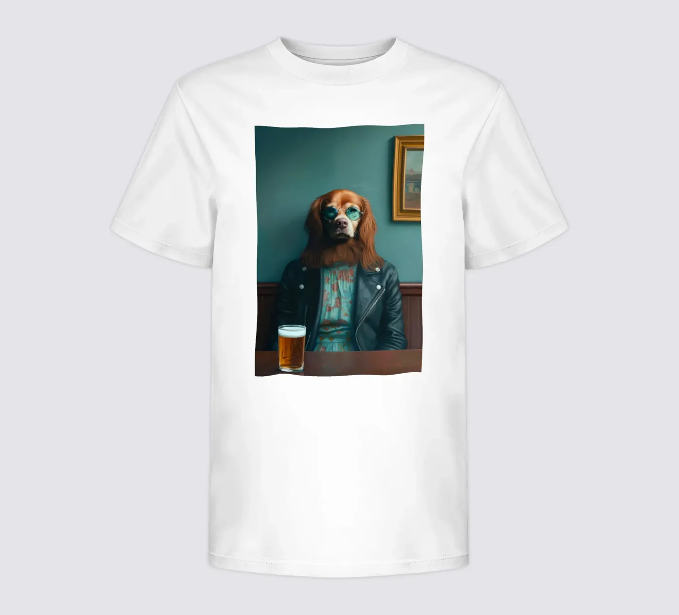 Ethan Kinder T-Shirt von Affiches Chien Originales – Dogland