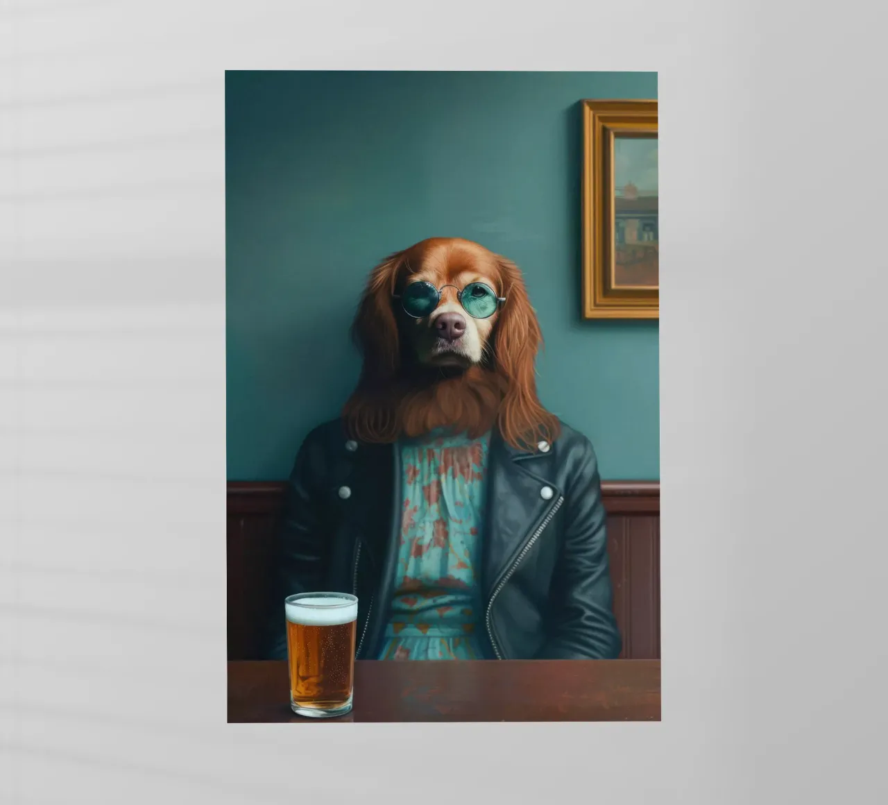 Ethan pellicola backlit da Affiches Chien Originales – Dogland