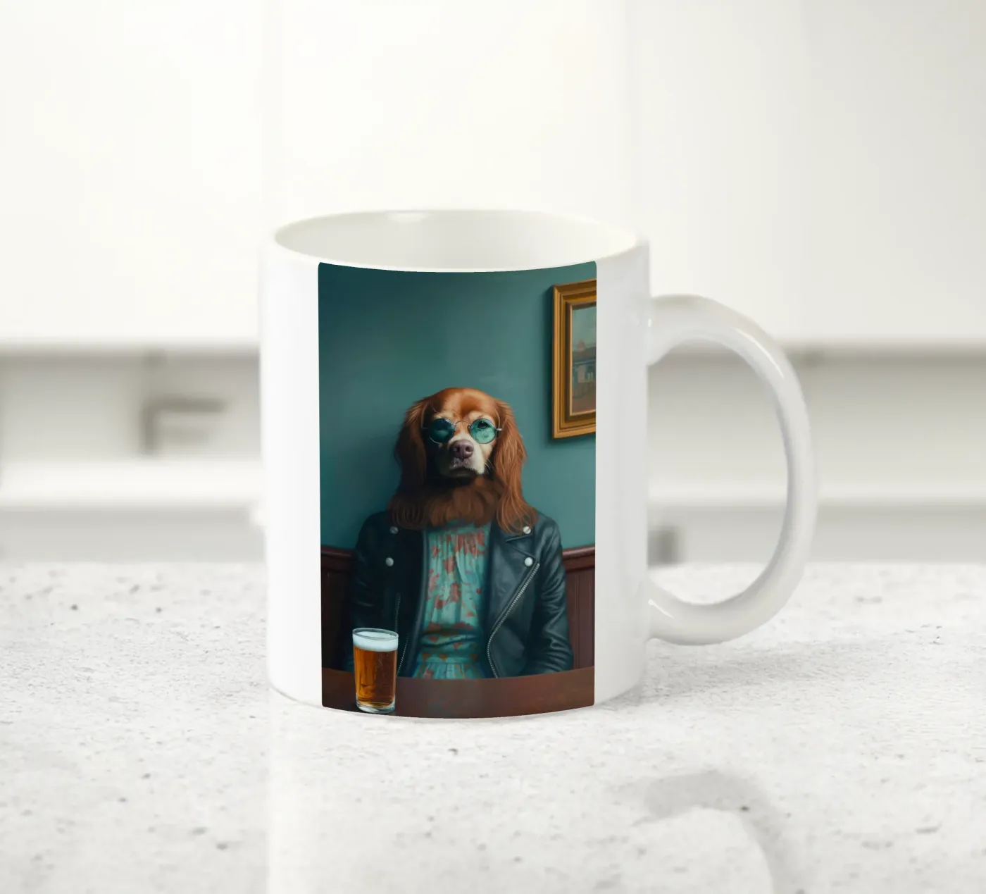 Ethan ceramic mug by Affiches Chien Originales – Dogland