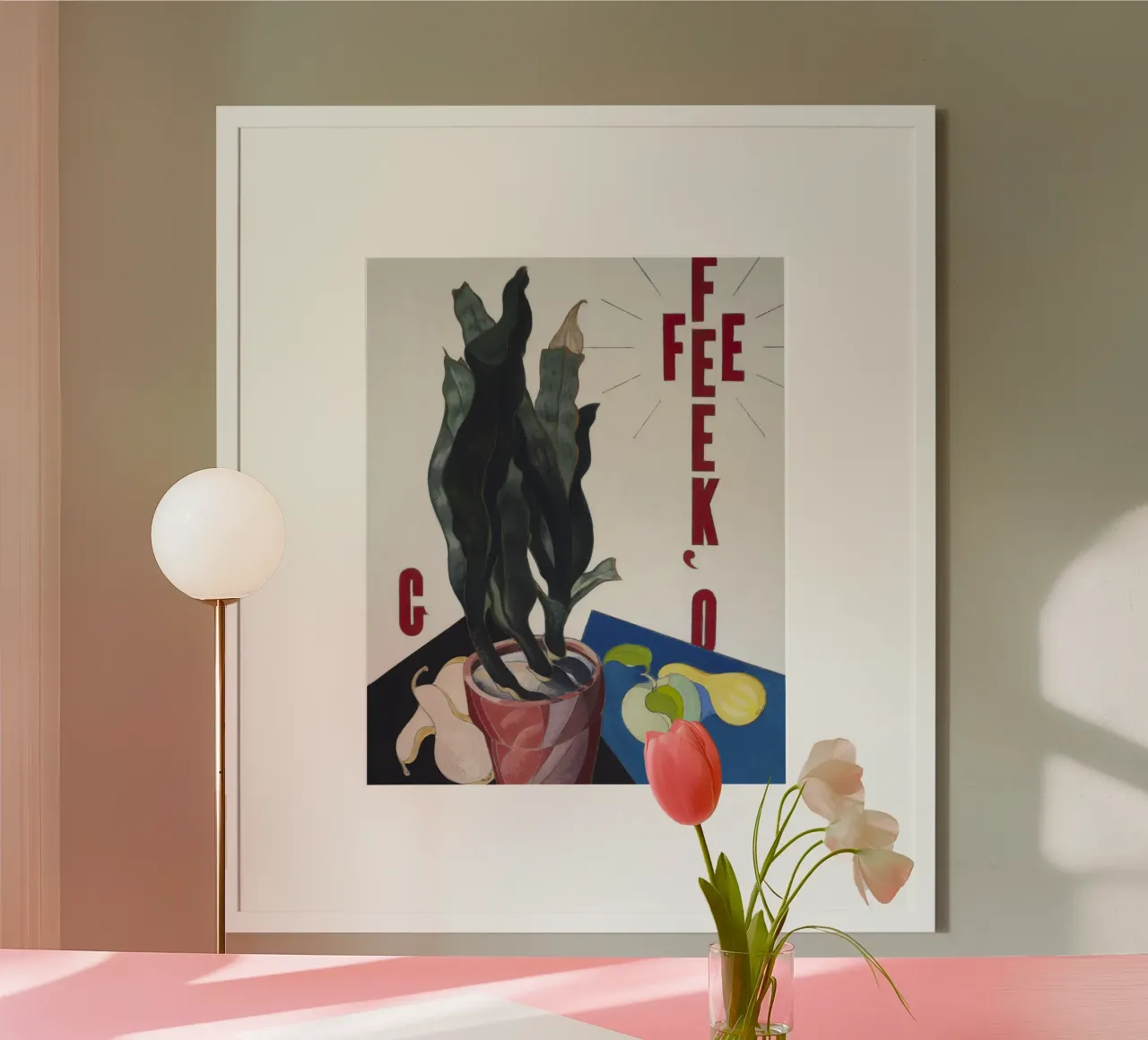 O'Keeffe abstract carta hahnemühle da vintageshop