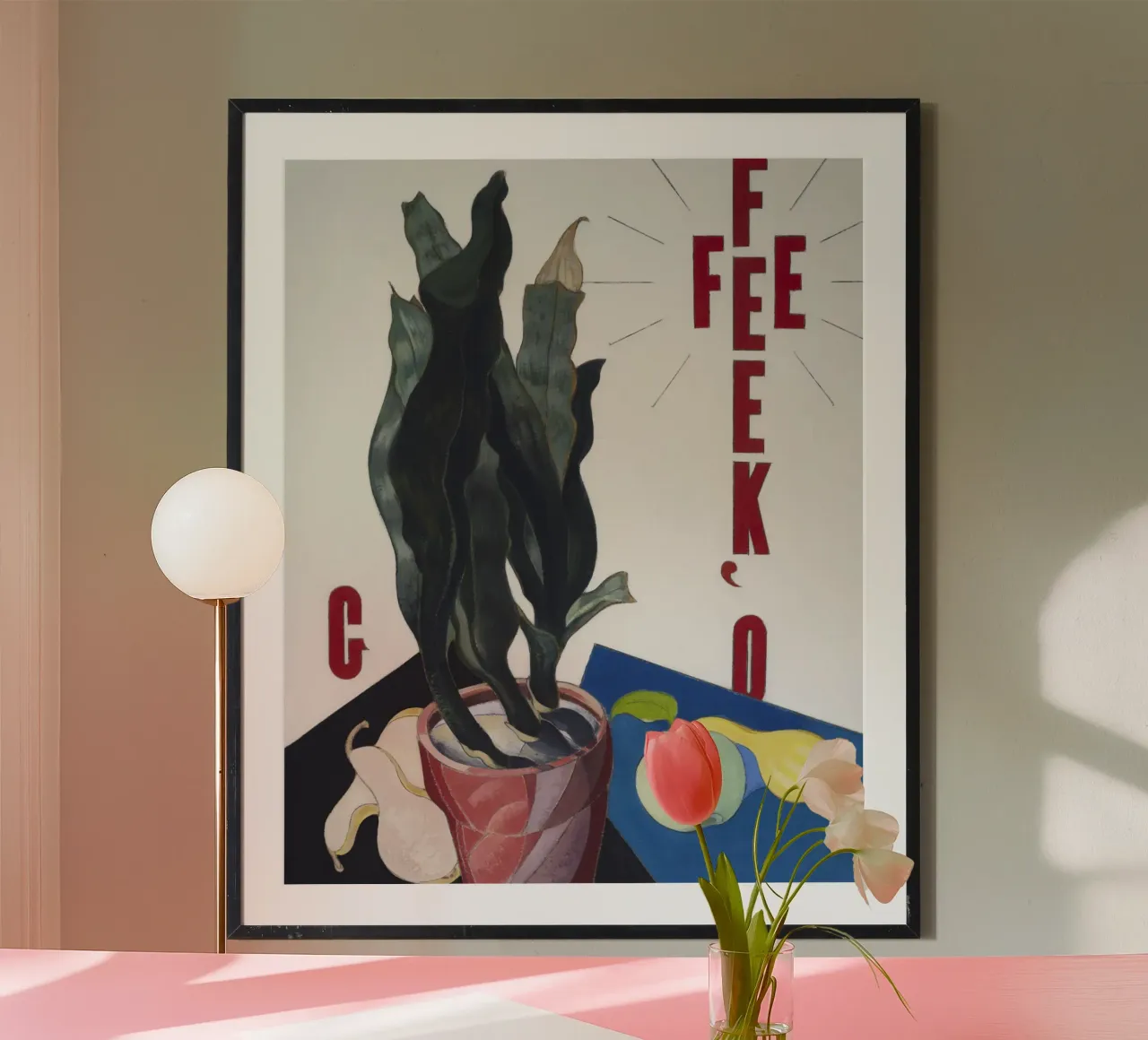 O'Keeffe abstract carta hahnemühle da vintageshop