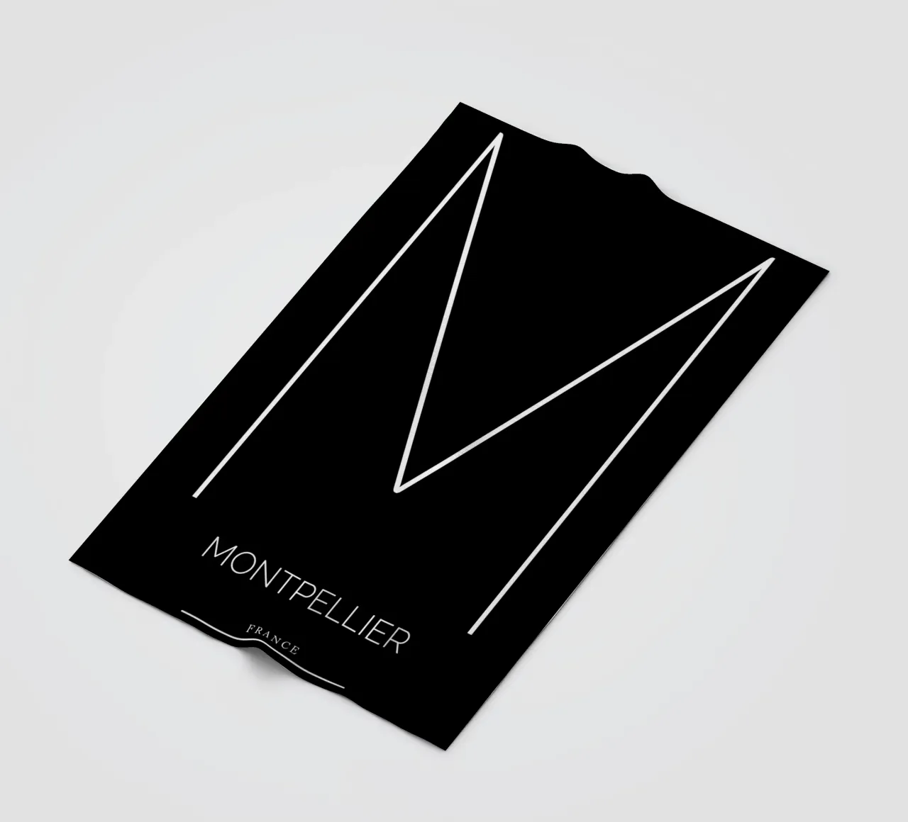 MONTPELLIER - noir coperta in pile da CityLights