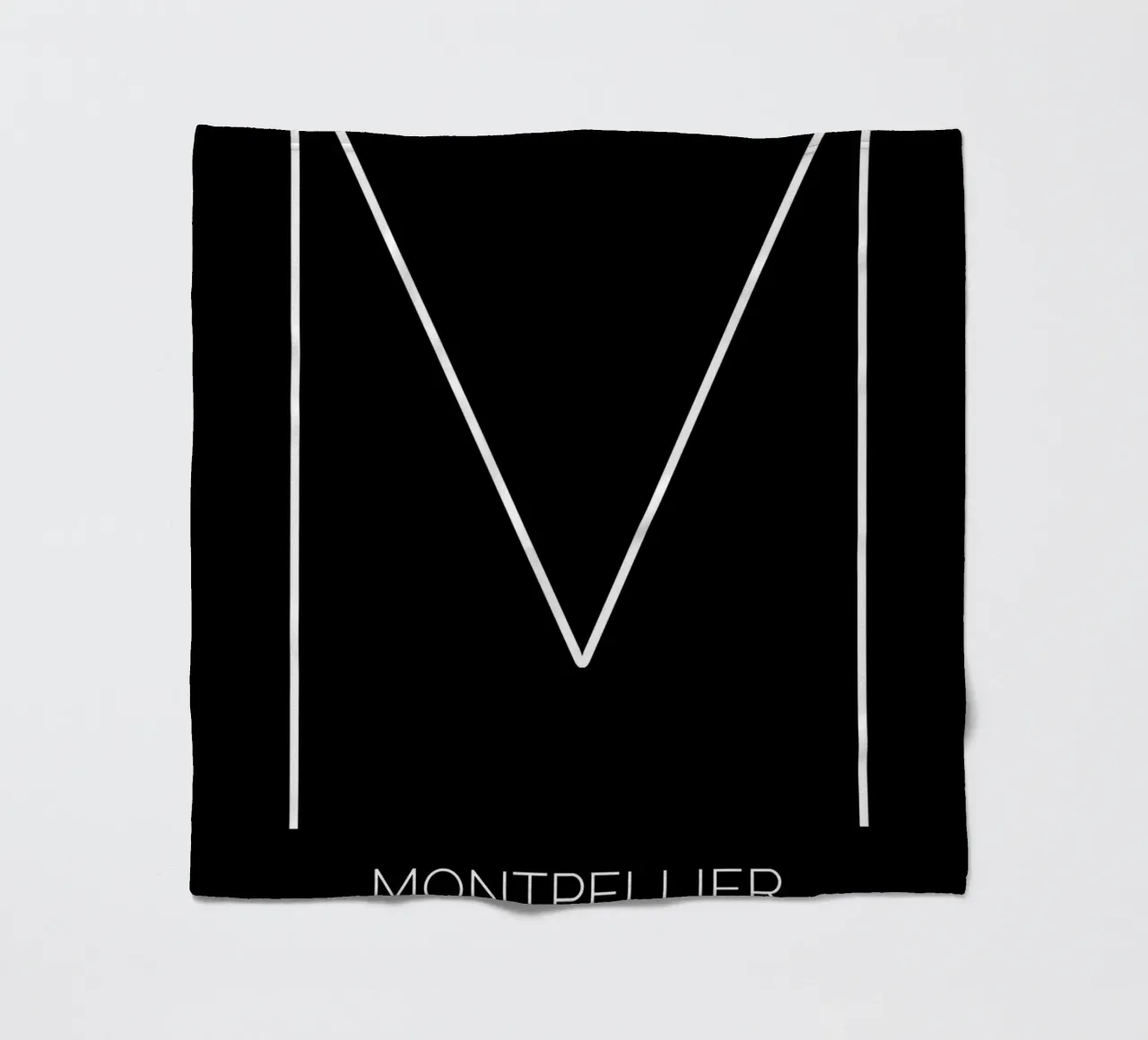 MONTPELLIER - noir coperta in pile da CityLights