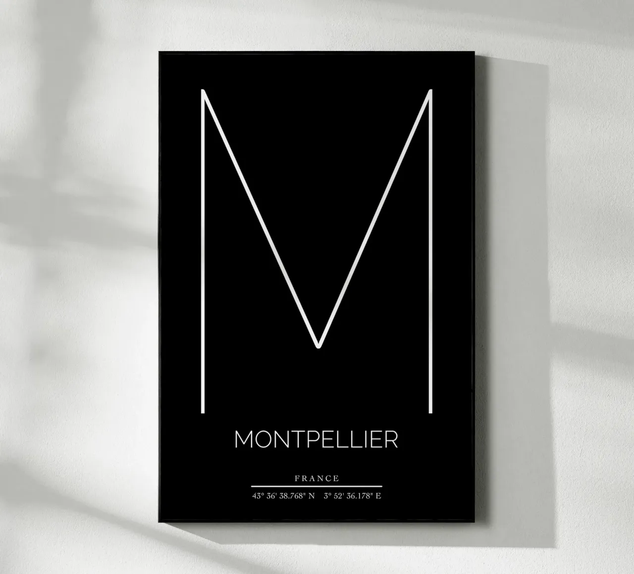 MONTPELLIER - noir plexiglass da CityLights