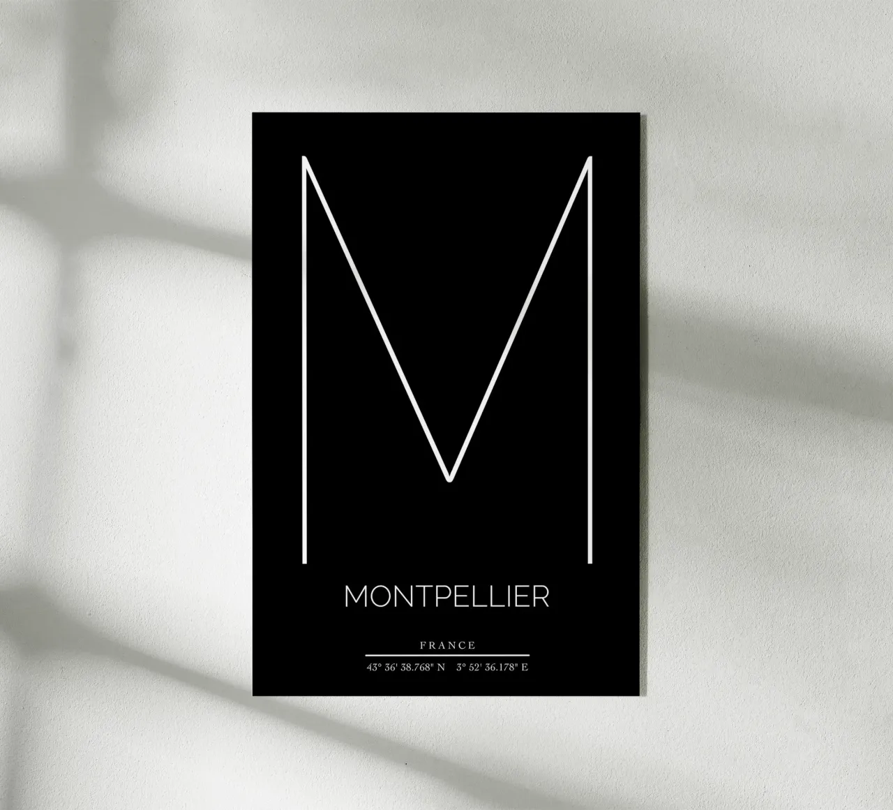 MONTPELLIER - noir plexiglass da CityLights