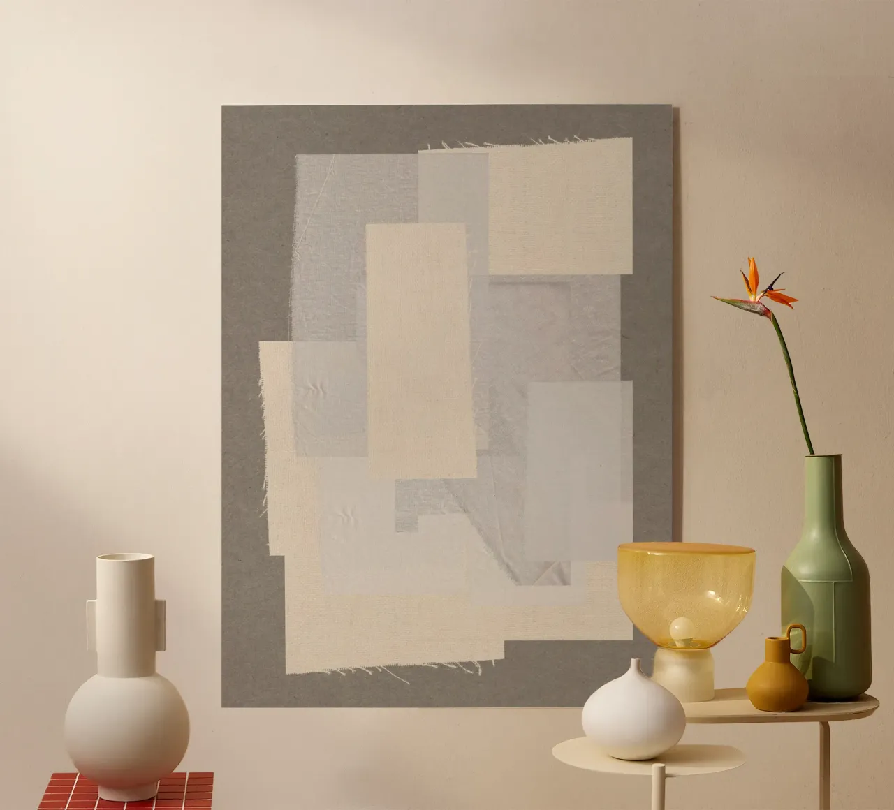 Textile Harmony plexiglas de The Miuus Studio