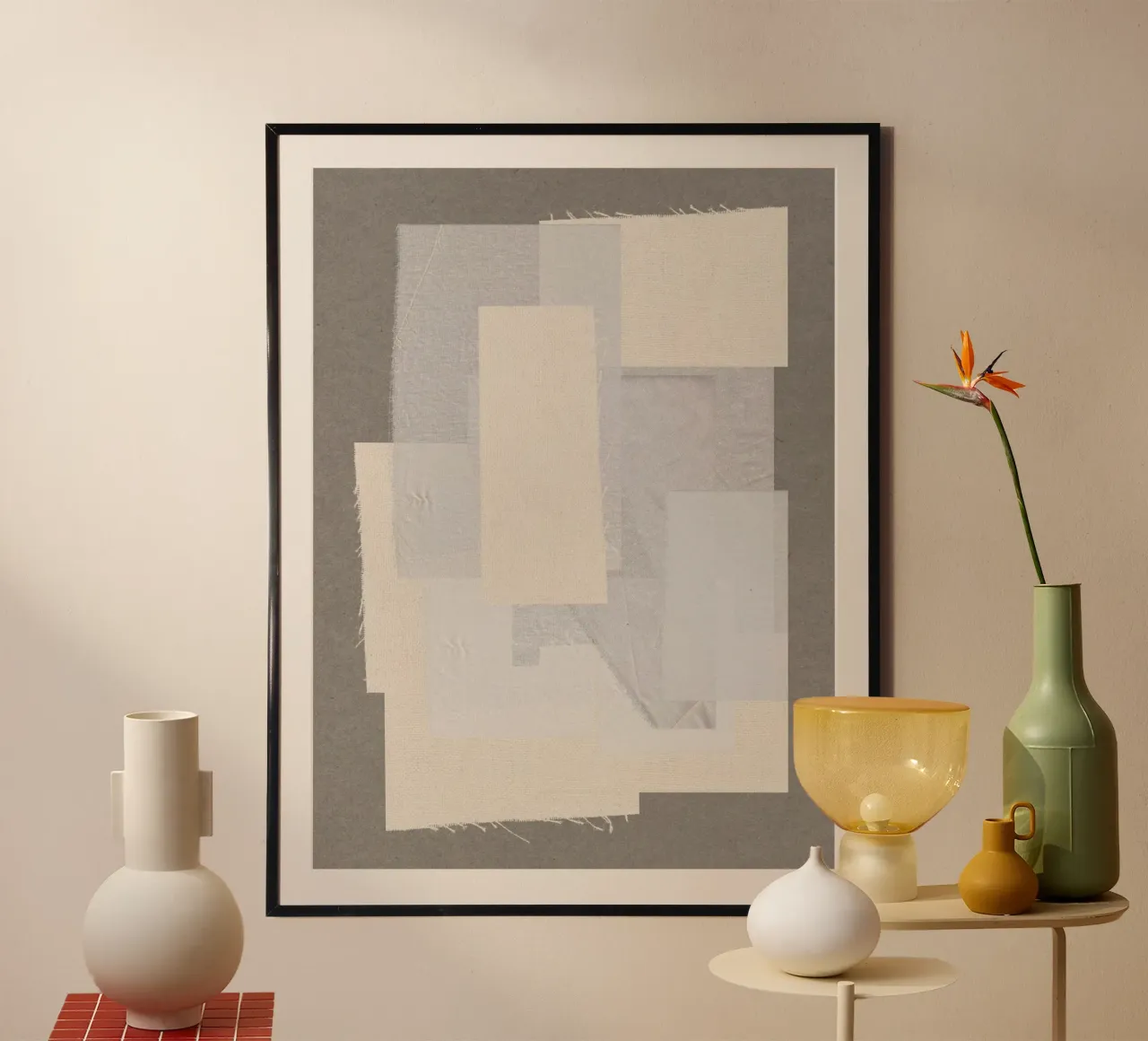 Textile Harmony poster by The Miuus Studio