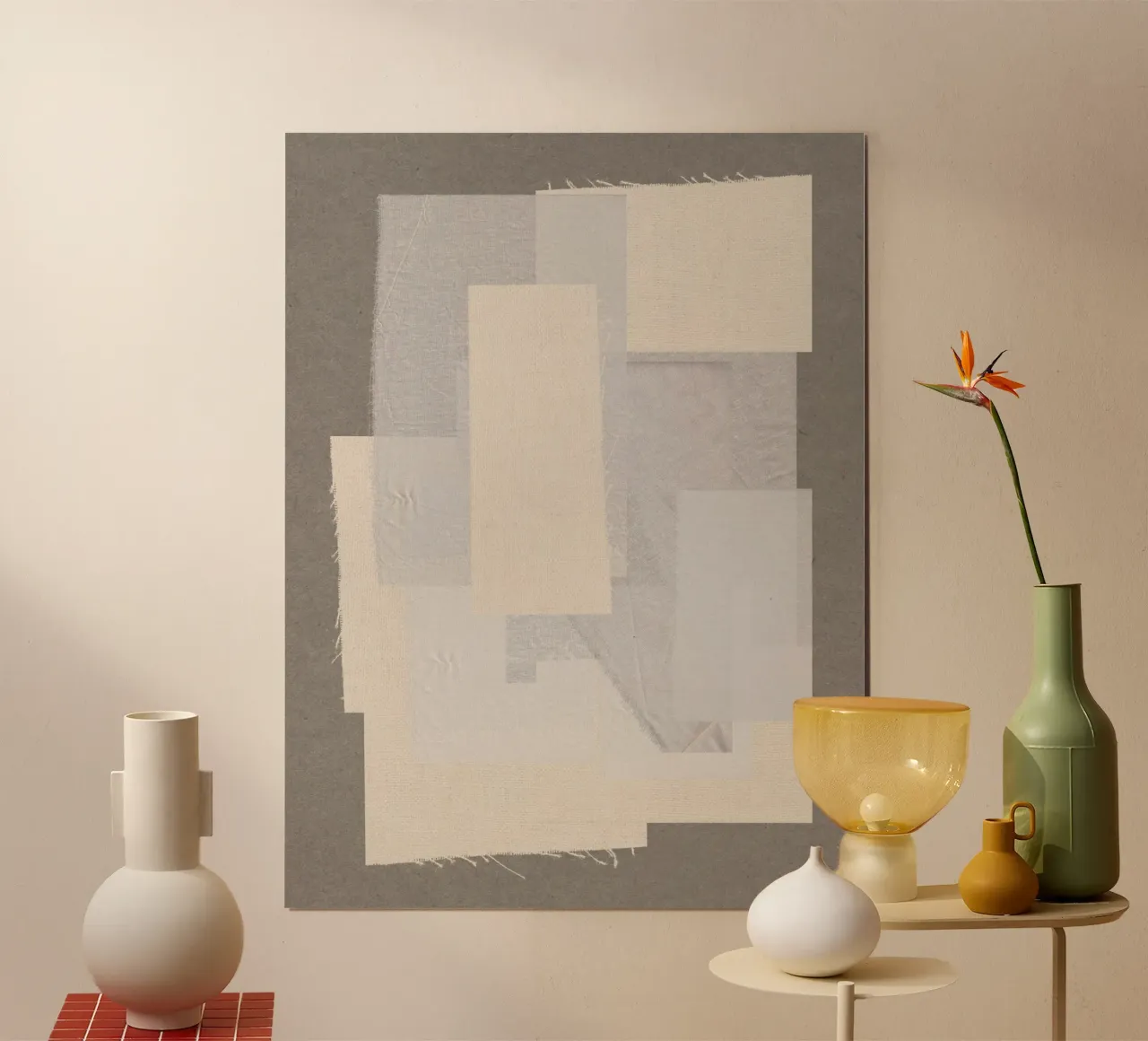 Textile Harmony poster by The Miuus Studio