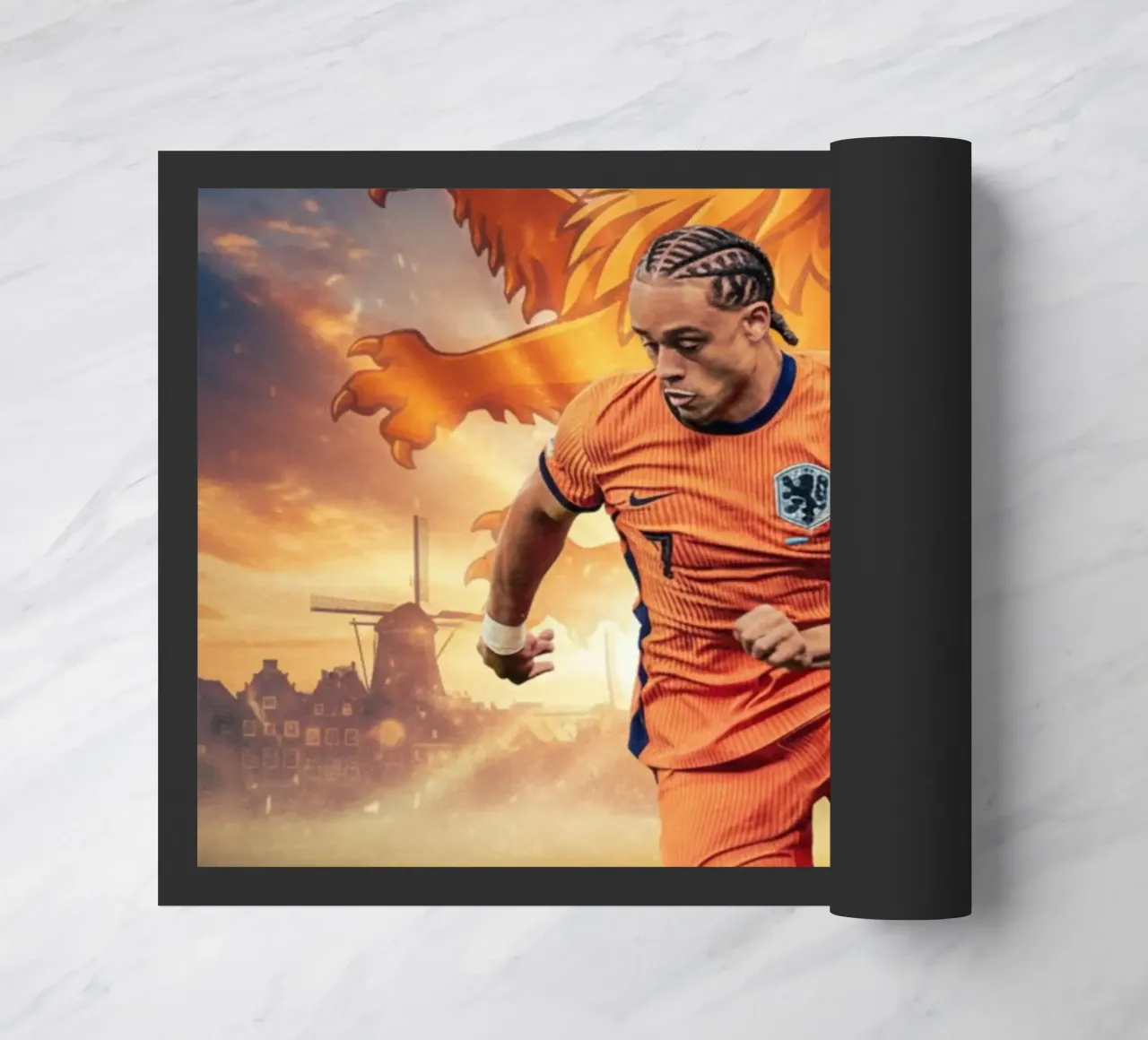Xavi Simons Orgoglio olandese zerbino da Lembayung art