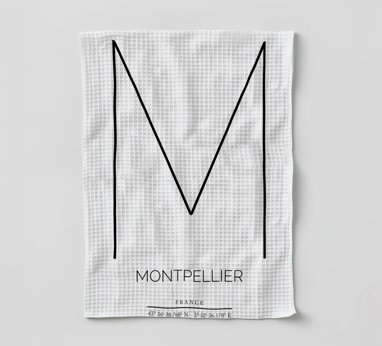 MONTPELLIER - blanc canovaccio da cucina da CityLights