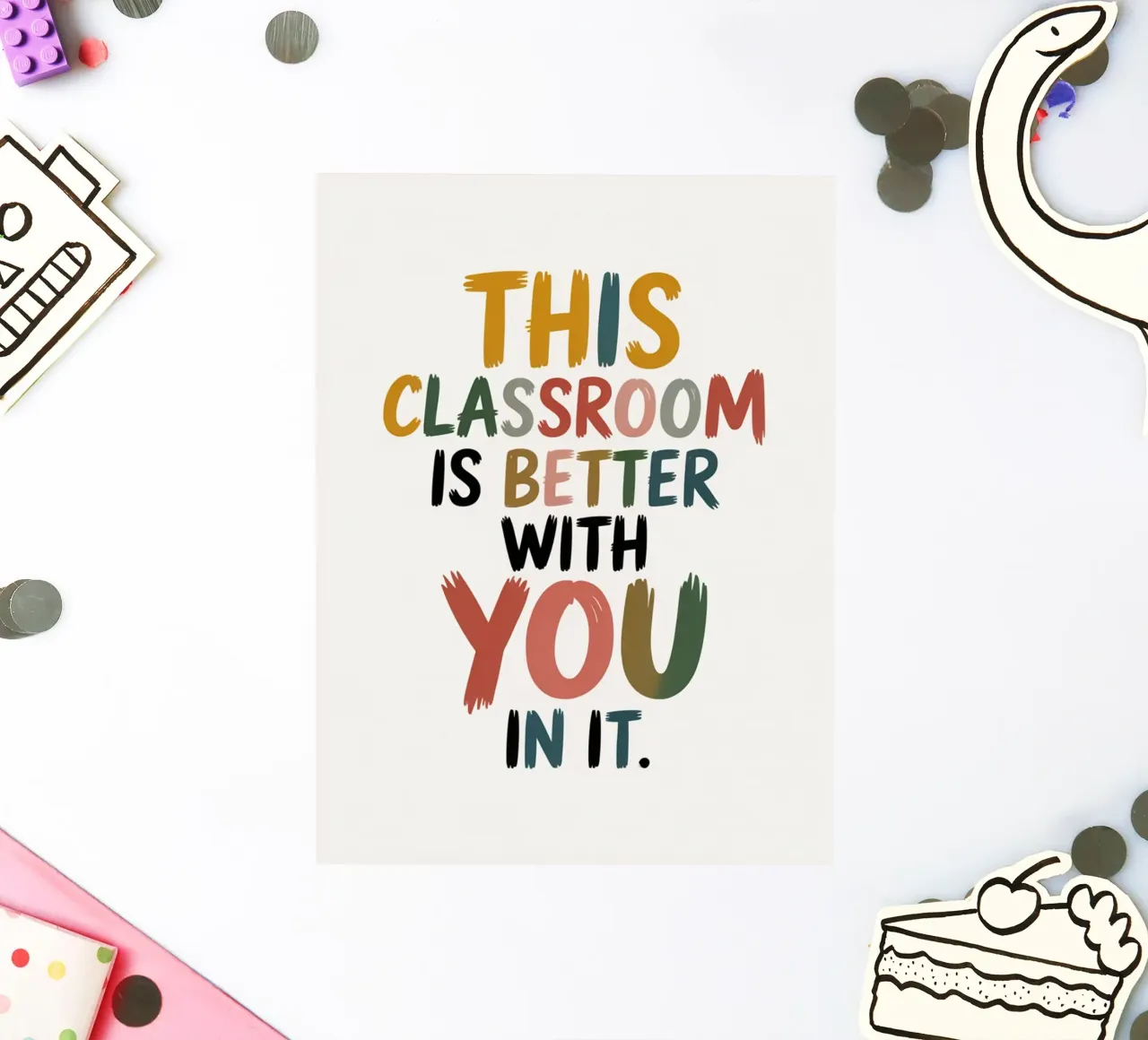 This Classroom Is Better With You In It | Motivational Class sticker by logic