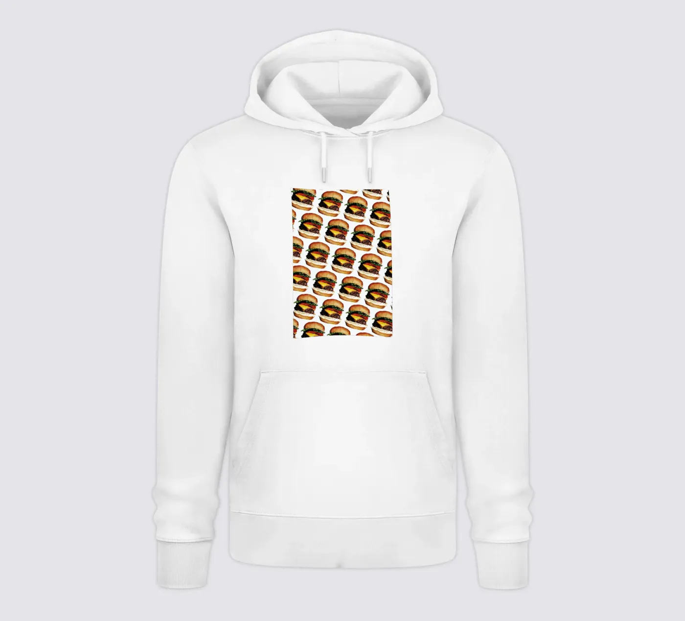 Cheeseburger Pattern Hoodie von Kelly Gilleran