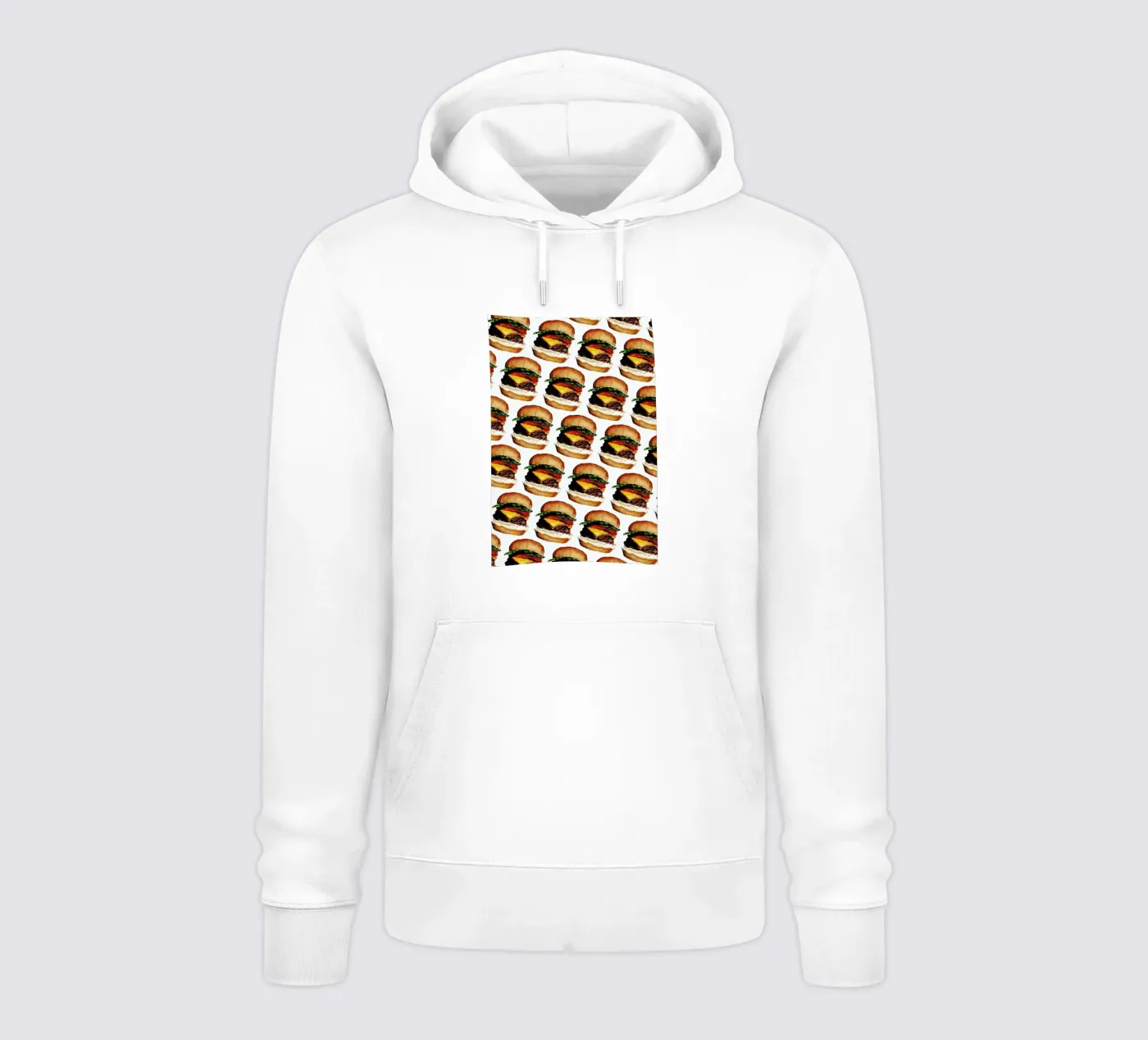 Cheeseburger Pattern Hoodie von Kelly Gilleran