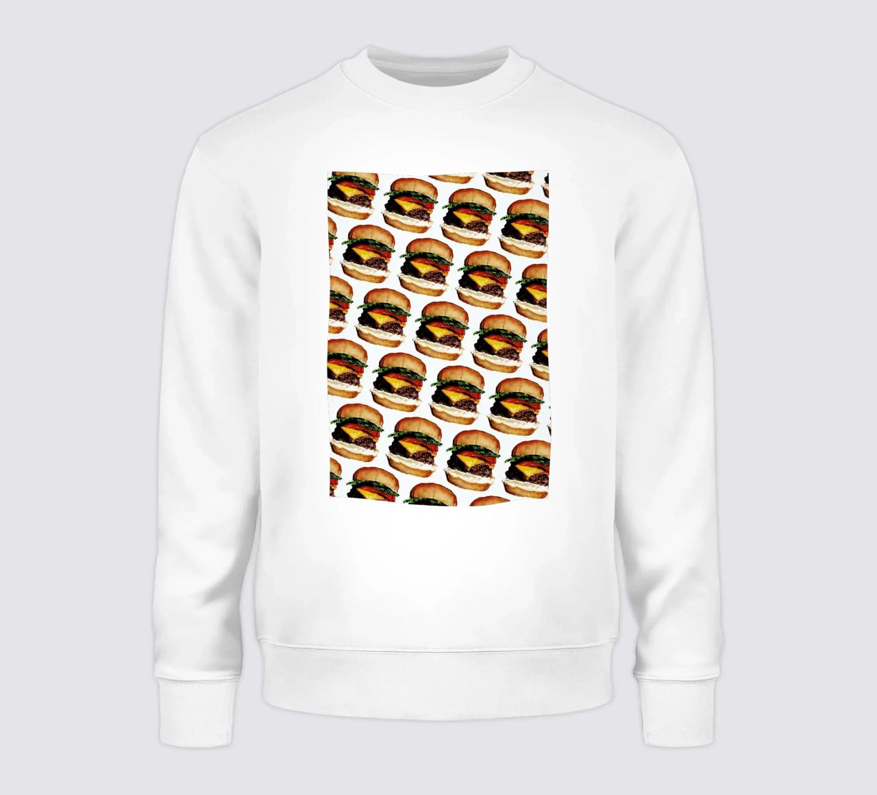 Cheeseburger Pattern felpa da Kelly Gilleran