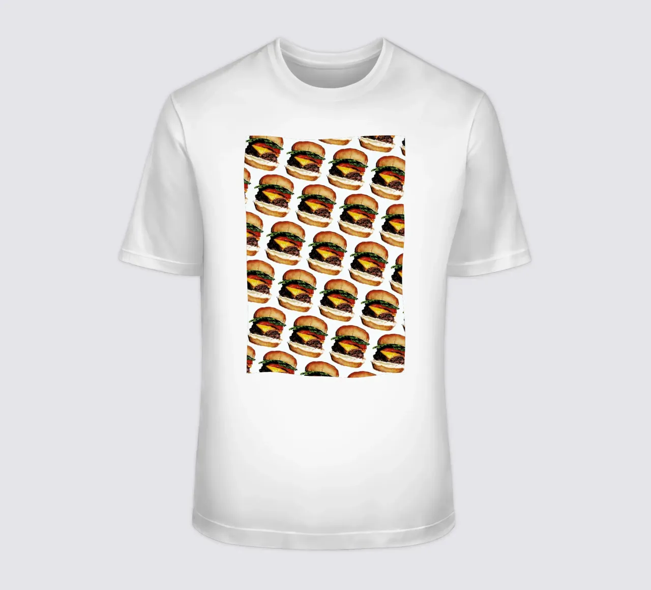 Cheeseburger Pattern t-shirt da Kelly Gilleran