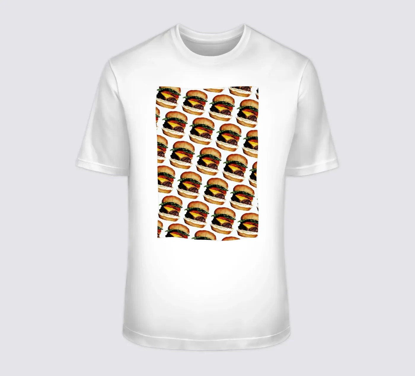 Cheeseburger Pattern t-shirt da Kelly Gilleran