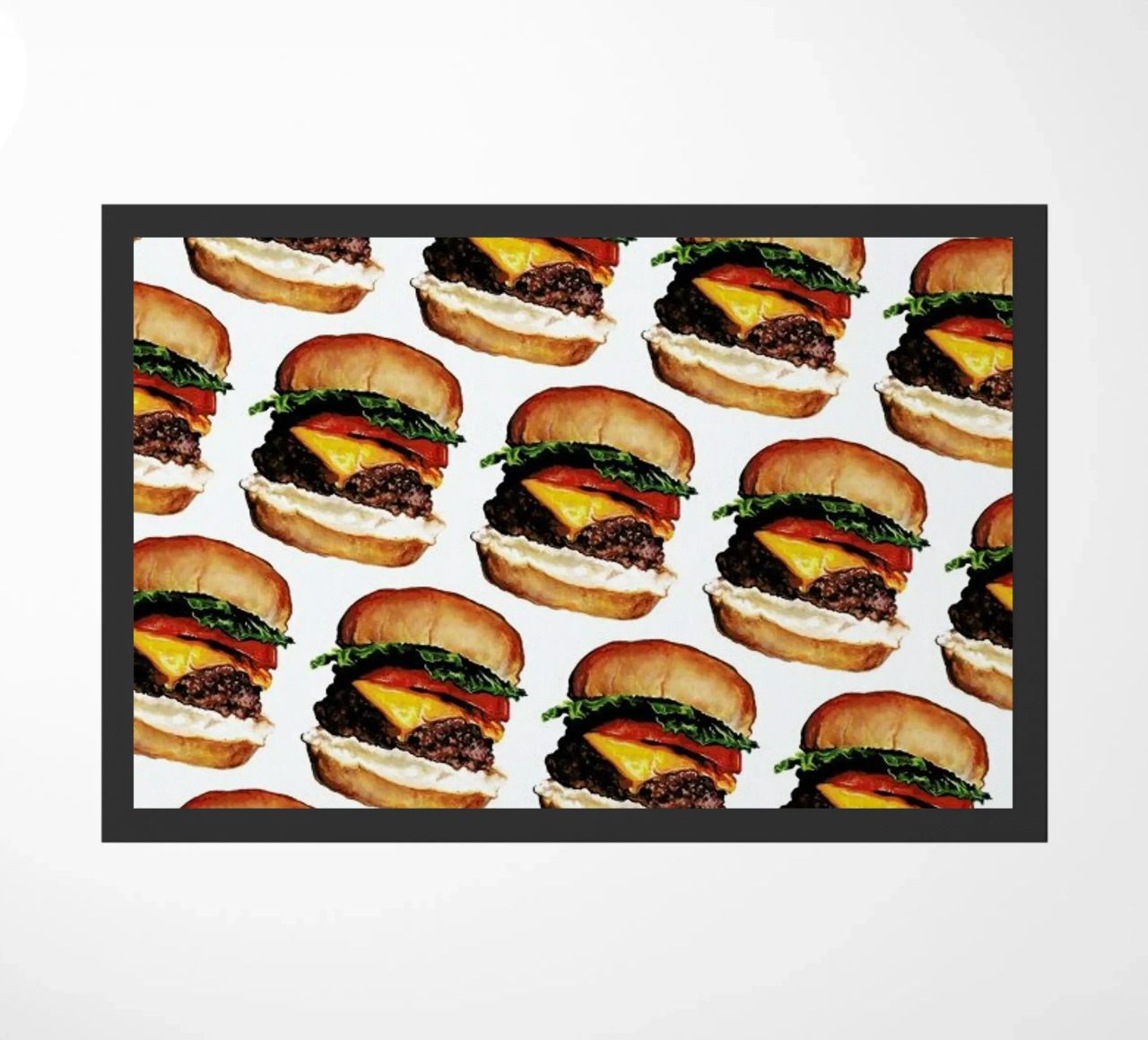Cheeseburger Pattern zerbino da Kelly Gilleran