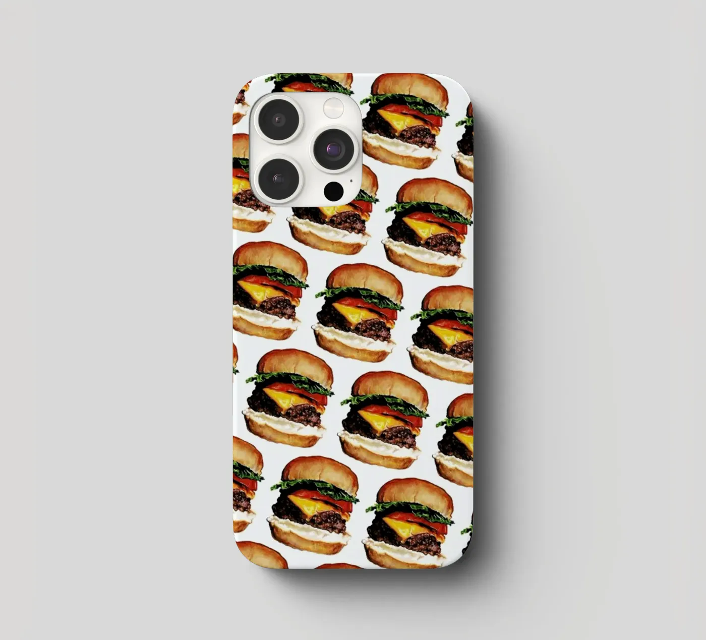 Cheeseburger Pattern cover iphone da Kelly Gilleran